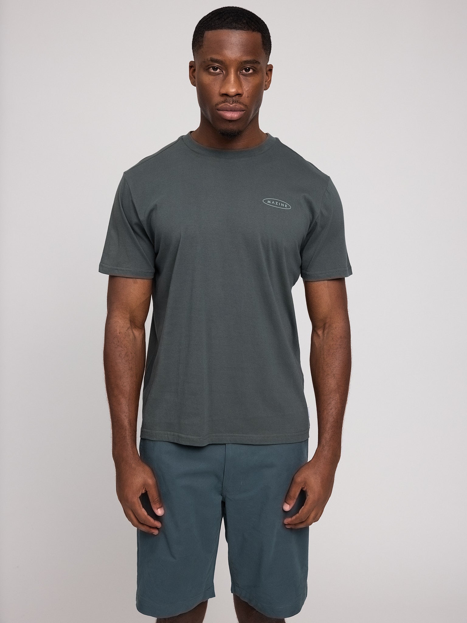 MAZINE Back Print T-Shirt Freizeitshirts /-hemden MAZINE 73 S