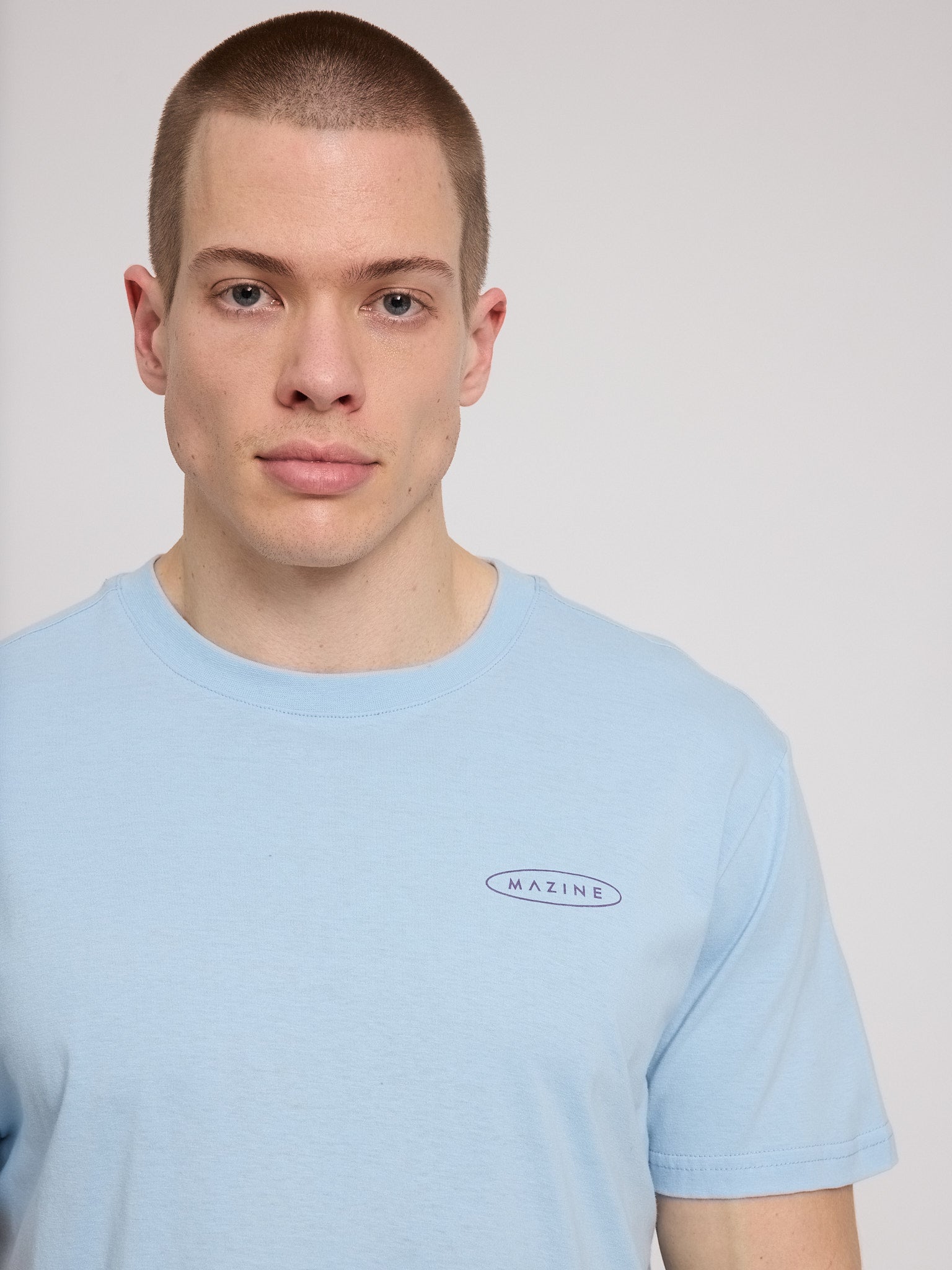 MAZINE Back Print T-Shirt Freizeitshirts /-hemden MAZINE