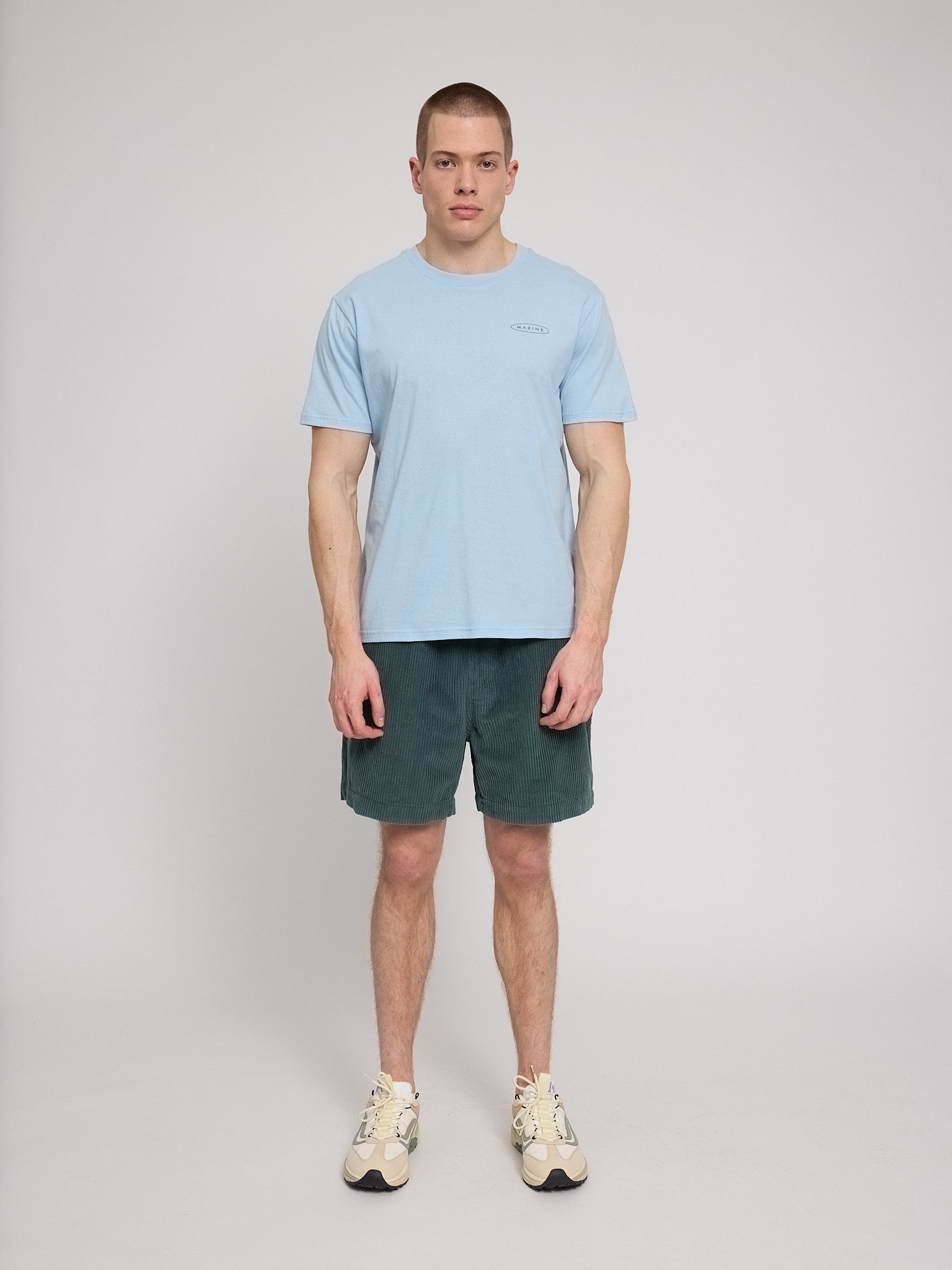 MAZINE Back Print T-Shirt Freizeitshirts /-hemden MAZINE