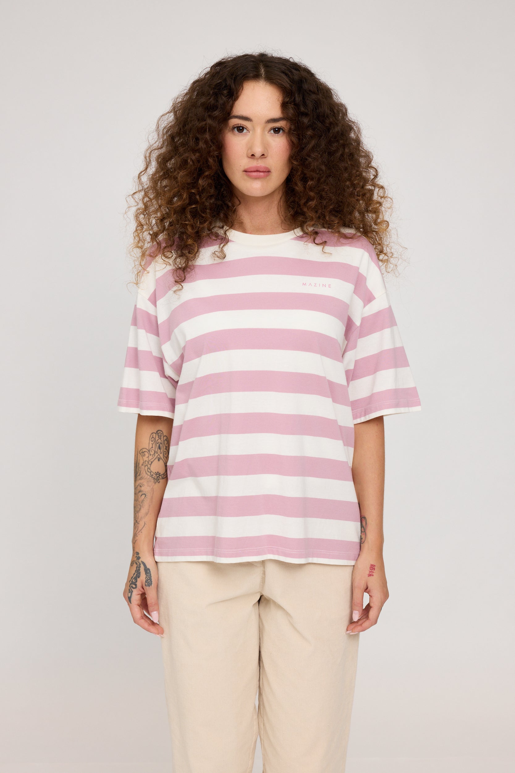MAZINE Bold Striped T-Shirt Freizeitshirts /-blusen MAZINE 139 XS