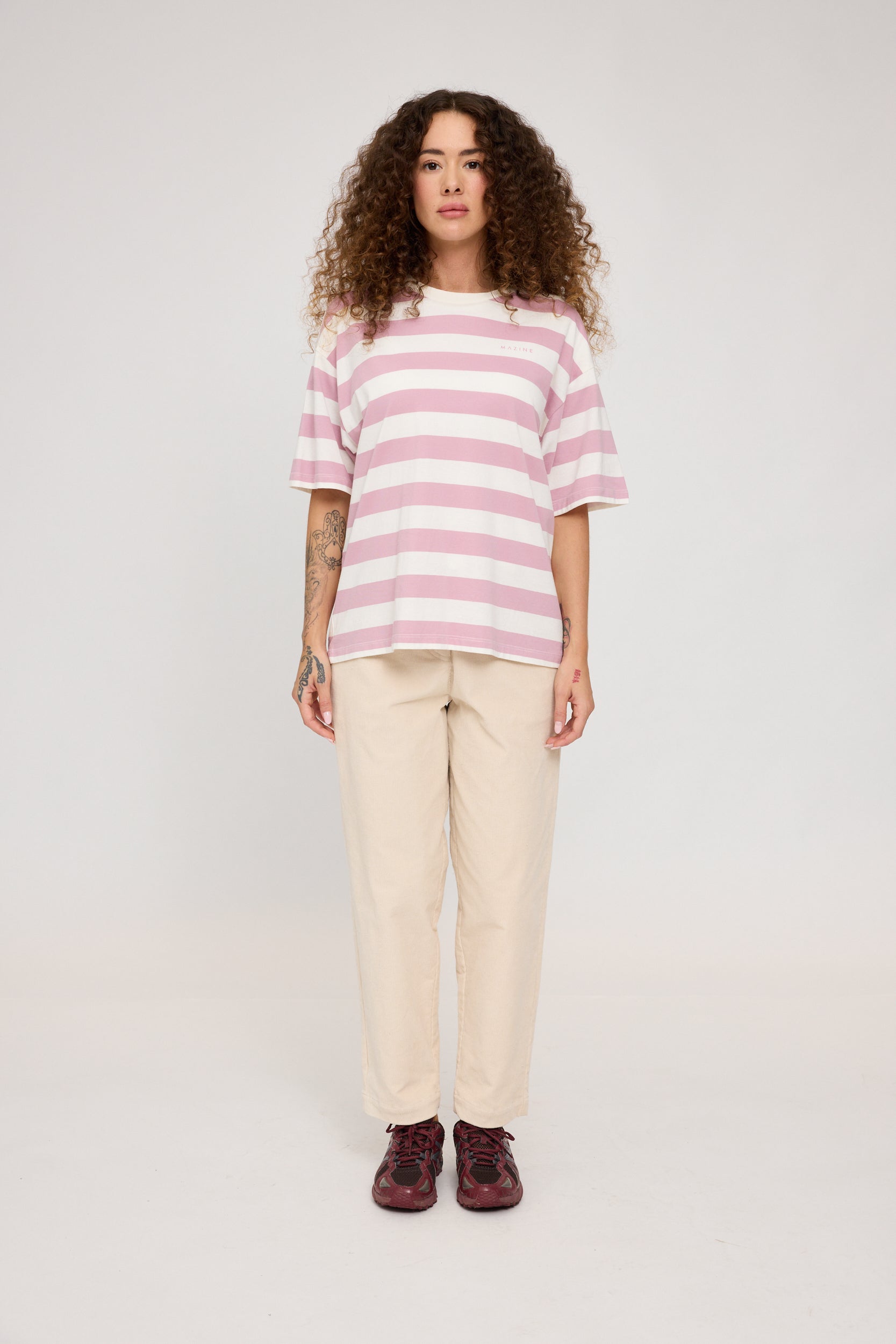 MAZINE Bold Striped T-Shirt Freizeitshirts /-blusen MAZINE