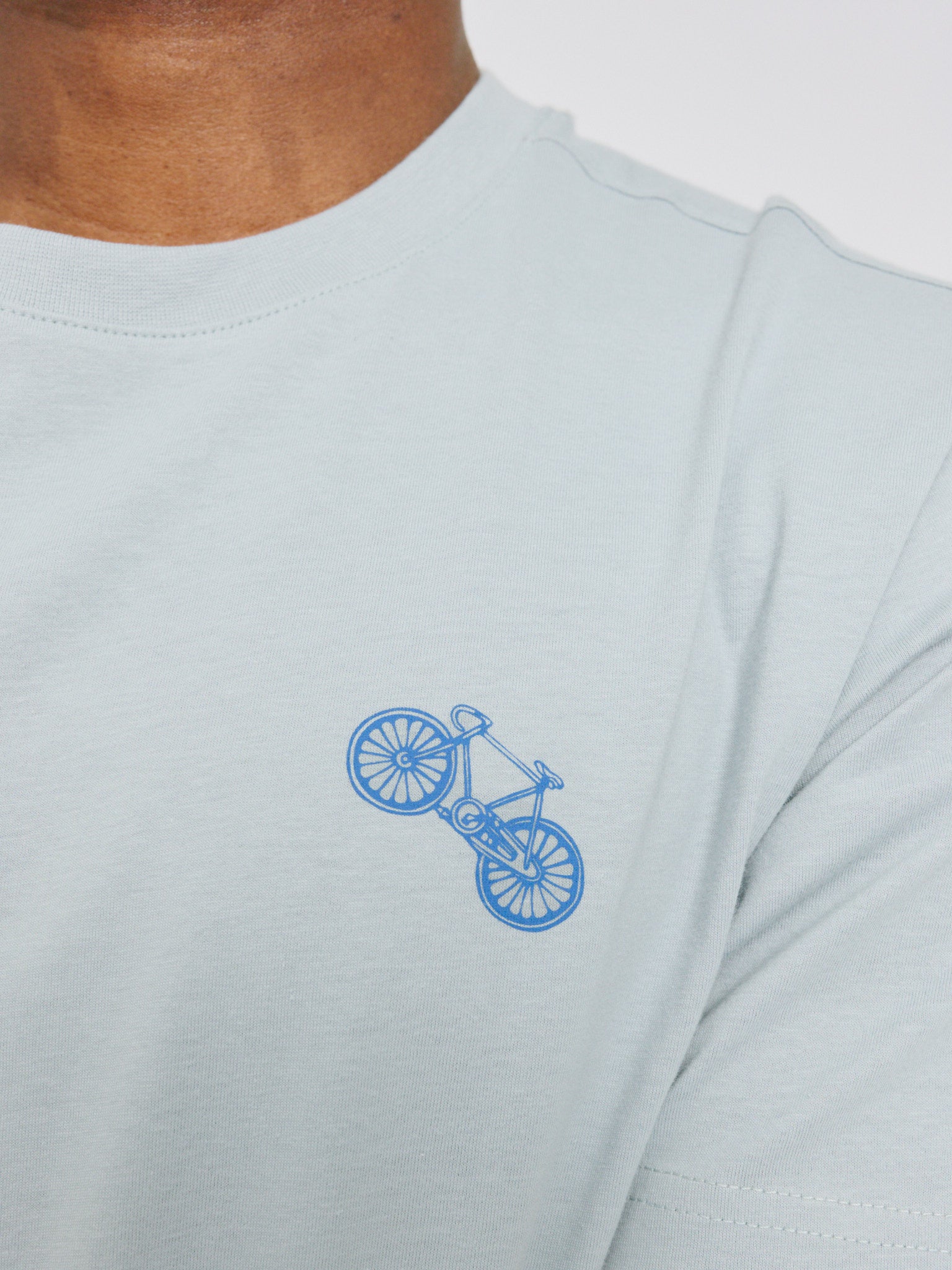 MAZINE Chest Print T-Shirt Freizeitshirts /-hemden MAZINE