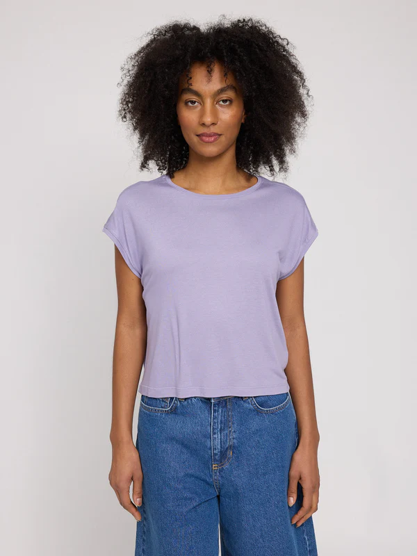 MAZINE Ecovero Viscose Cropped T-Shirt Freizeitshirts /-blusen MAZINE