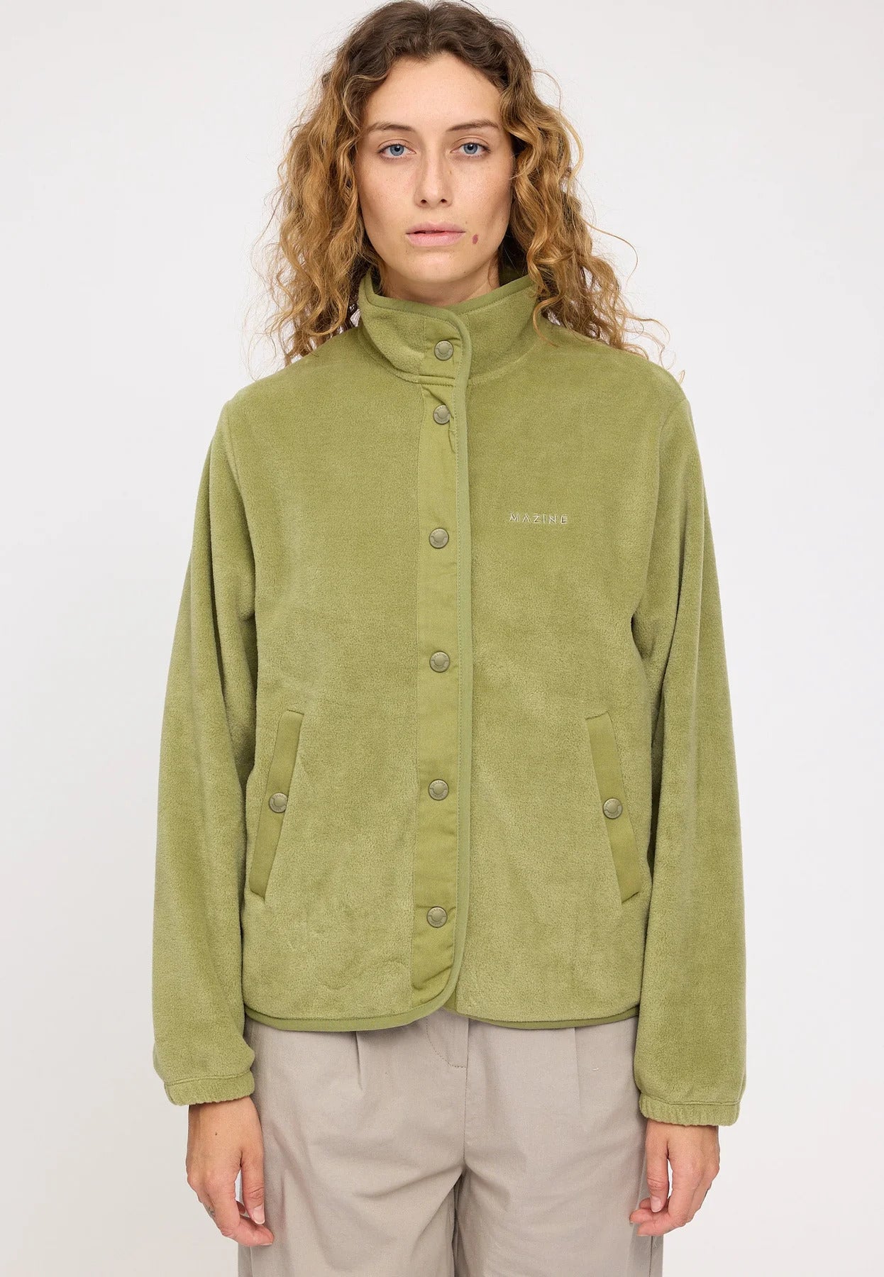 MAZINE Loose Fit Fleece Jacket Freizeitjacken MAZINE