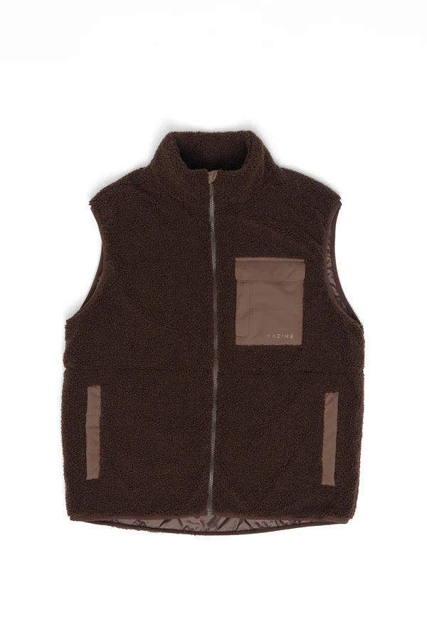MAZINE Padded Sherpa Vest Freizeitjacken MAZINE