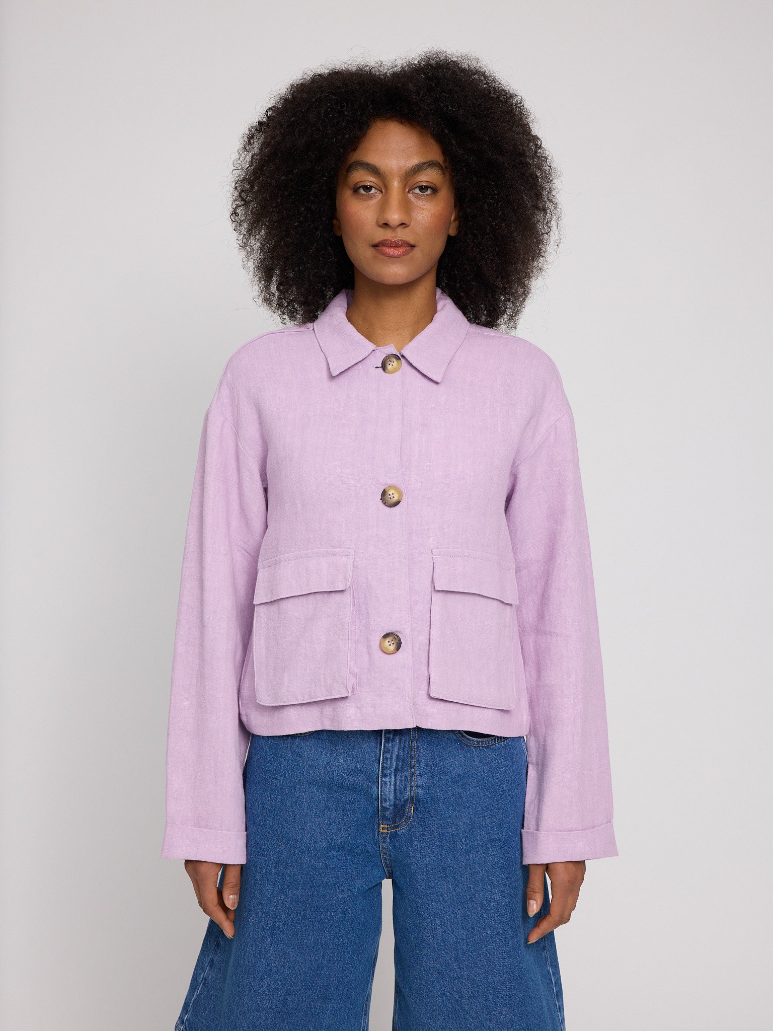 MAZINE Short Linen Jacket Freizeitjacken MAZINE