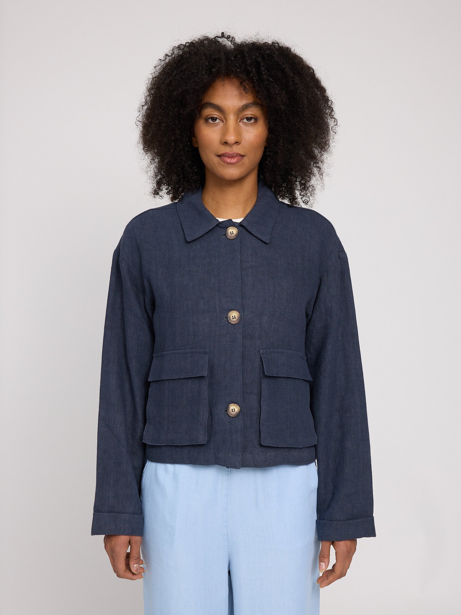 MAZINE Short Linen Jacket Freizeitjacken MAZINE