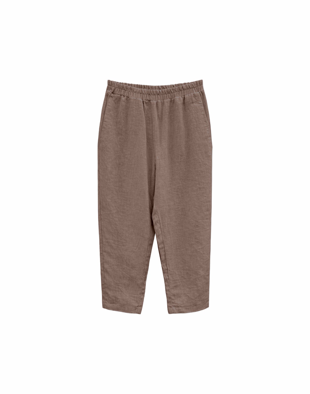 MAZINE Straight Leg Linen Pants Freizeithosen MAZINE grey brown XS