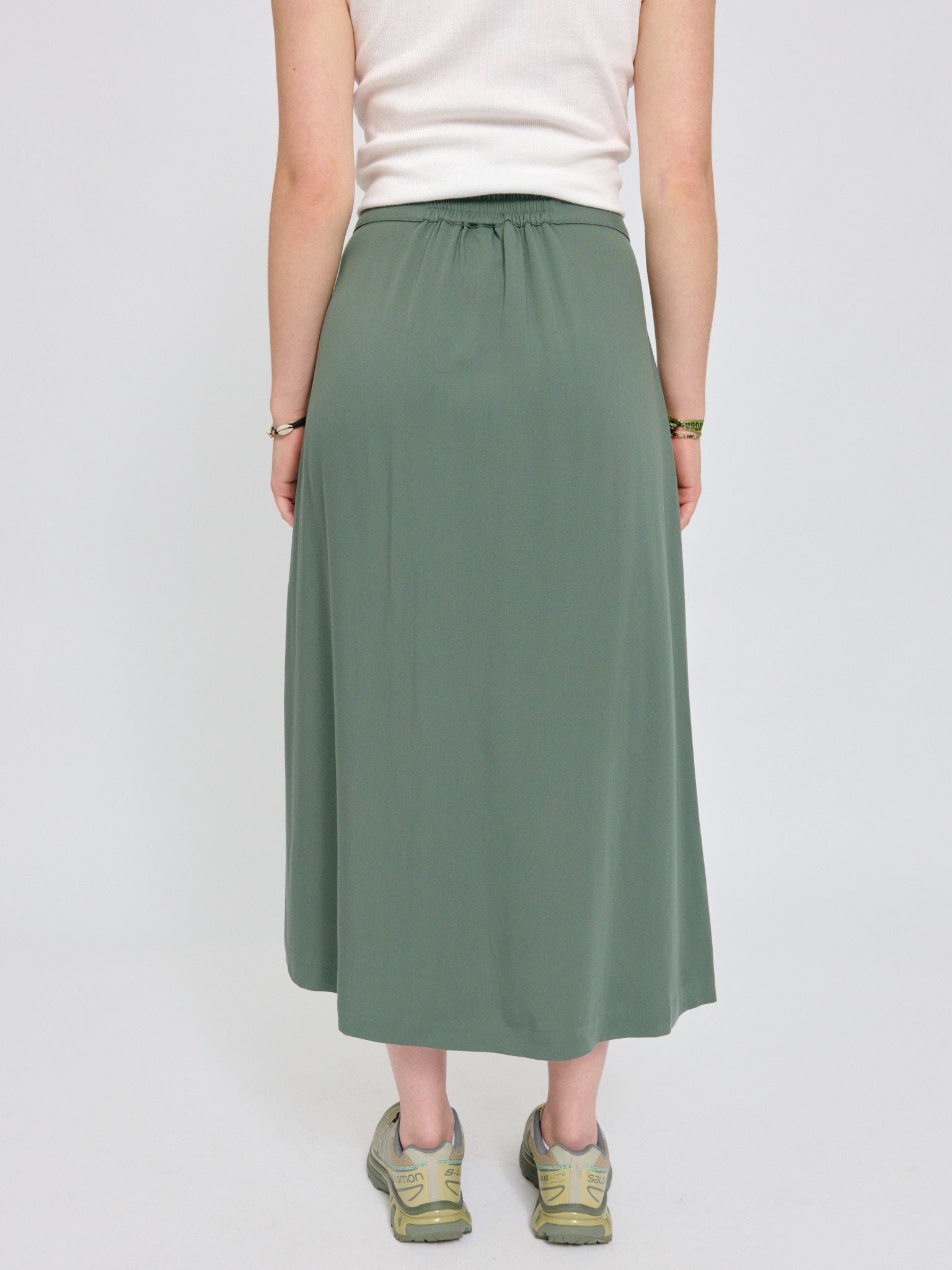 MAZINE Viscose Midi Skirt Kleider & Röcke MAZINE