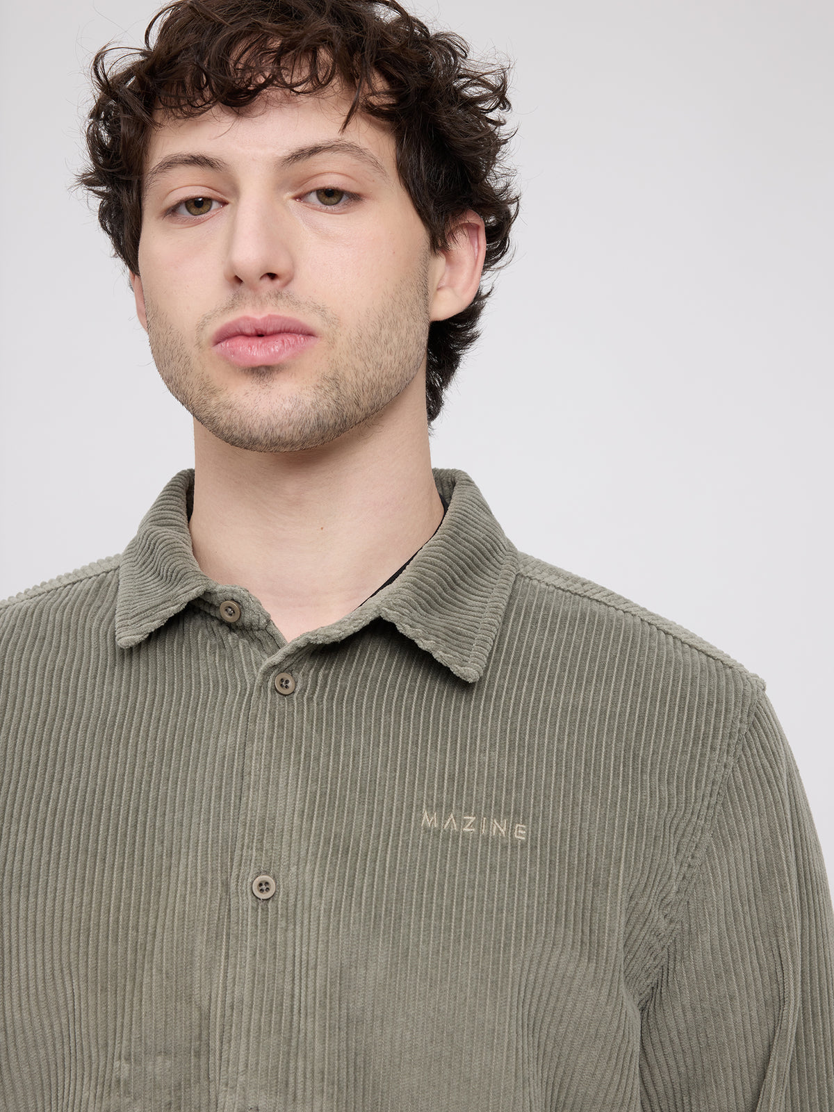MAZINE Wide Corduroy Shirt Freizeitshirts /-hemden MAZINE