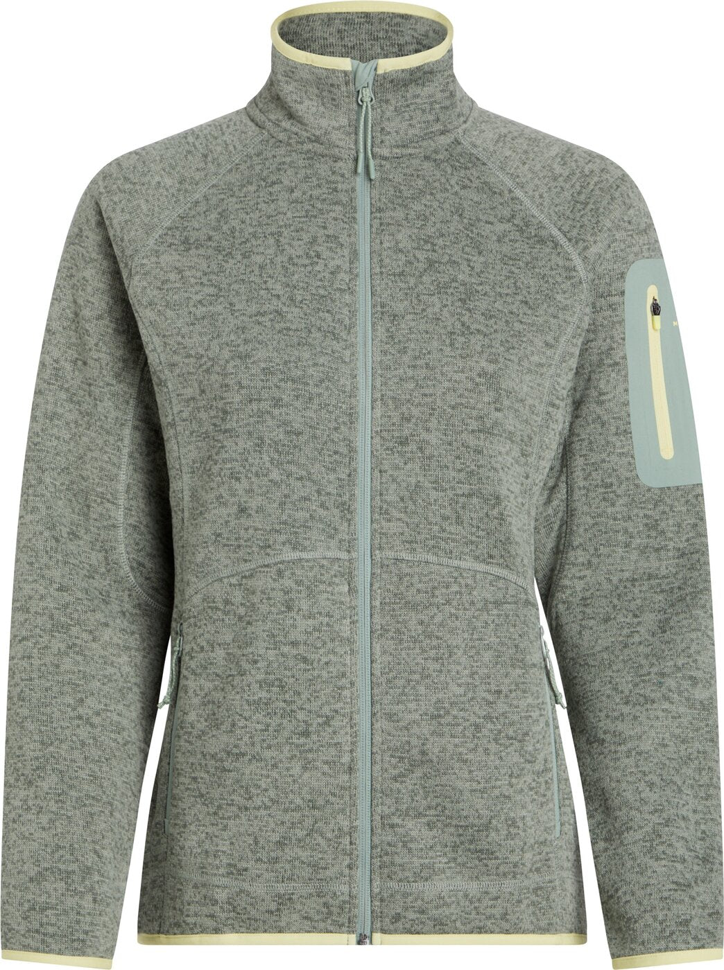 McKINLEY Da.-Unterjacke Skeena wms Fleecejacken & Pullover McKINLEY MELANGE/GREEN SMOKE 36