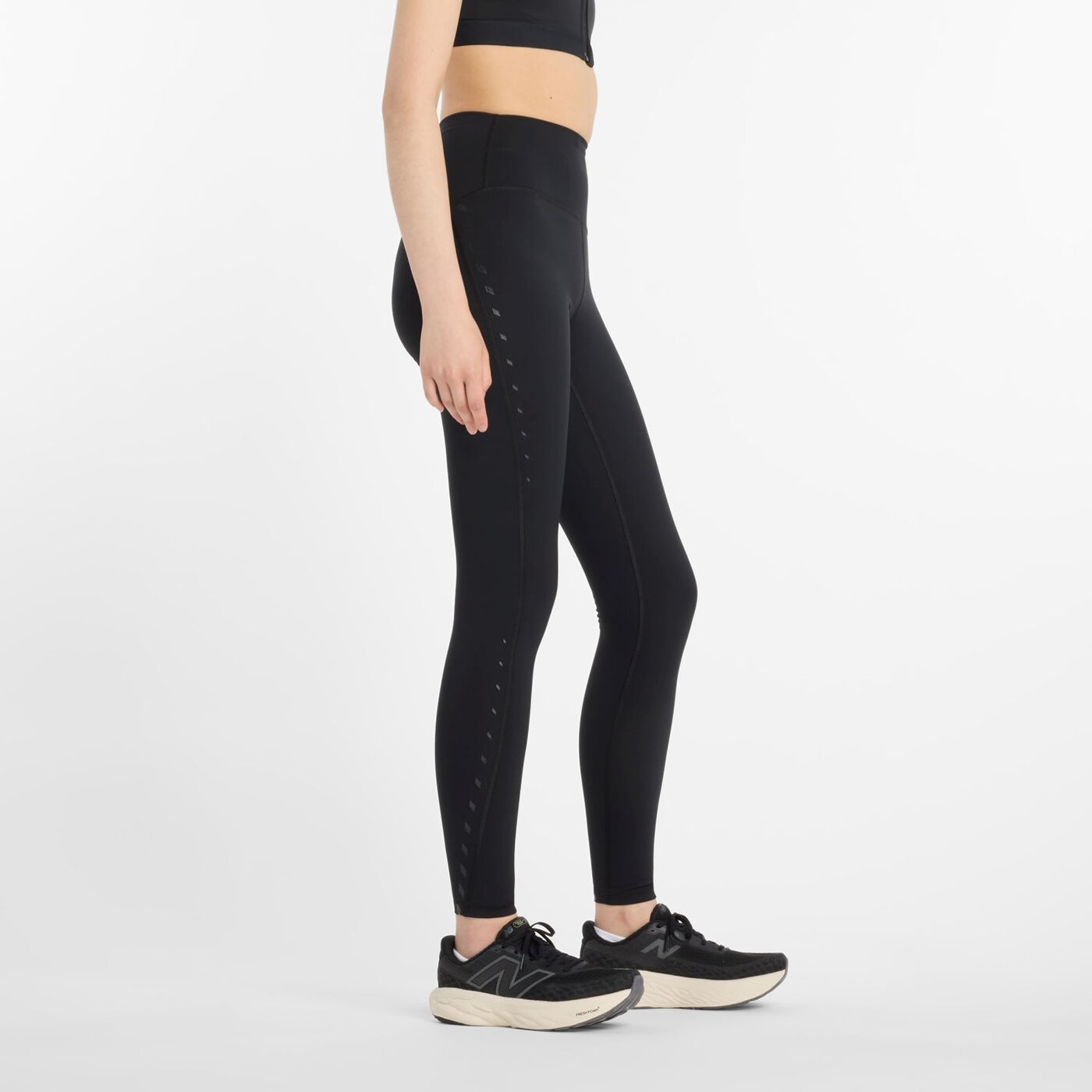 NEW BALANCE Athletics Reflective Heat High Rise Legging 27" Laufhosen NEW BALANCE
