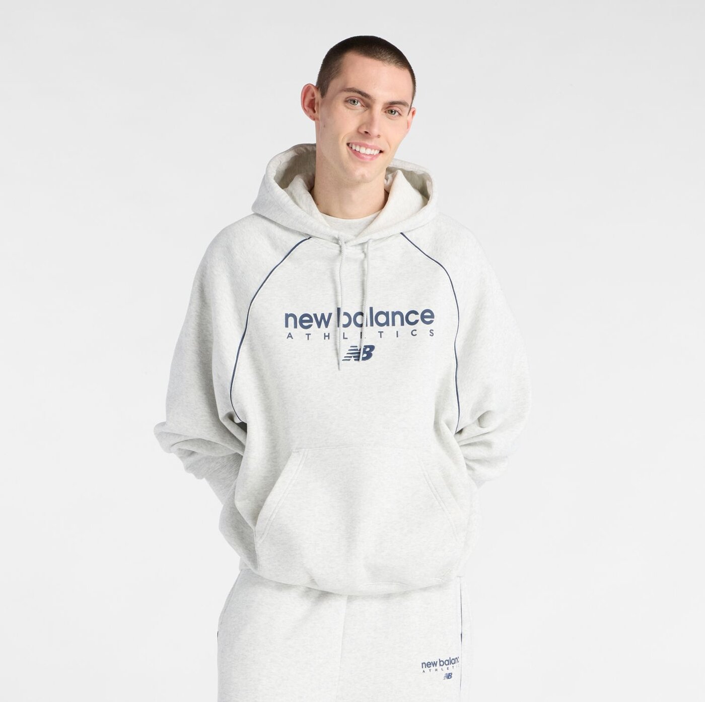 NEW BALANCE Mens Lifestyle Hoodie Fußballoberteile NEW BALANCE AHH S