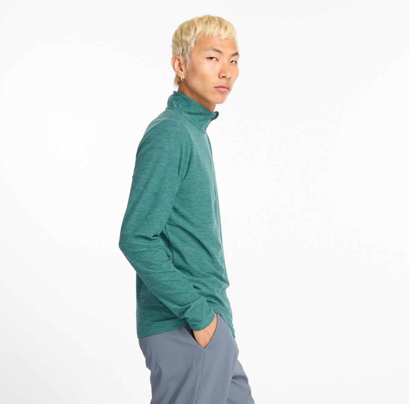 NEW BALANCE Space Dye 1/4 Zip Laufjacken NEW BALANCE