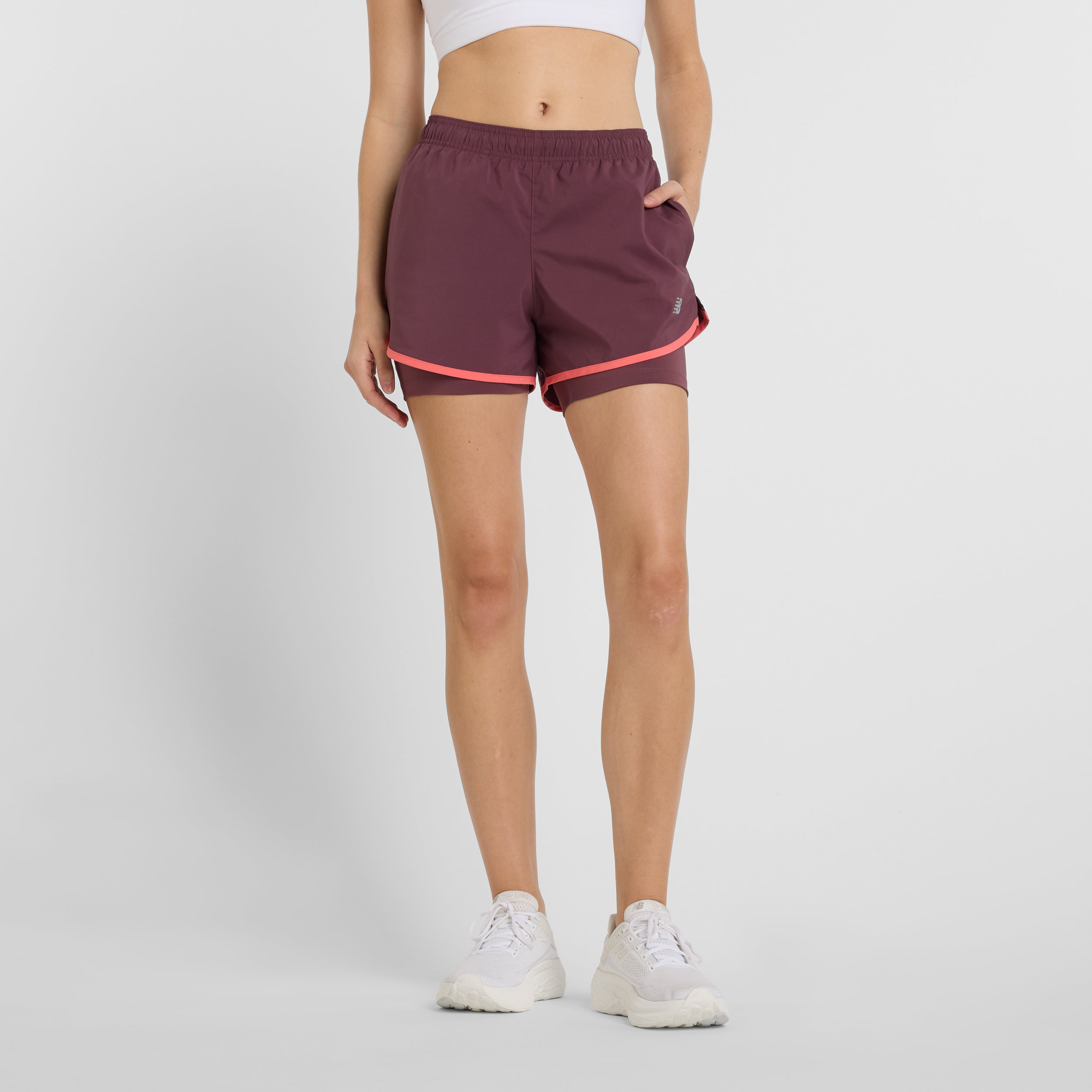 NEW BALANCE Sport Essentials 2-in-1 Short 3 Black BK Laufhosen NEW BALANCE FDP XS