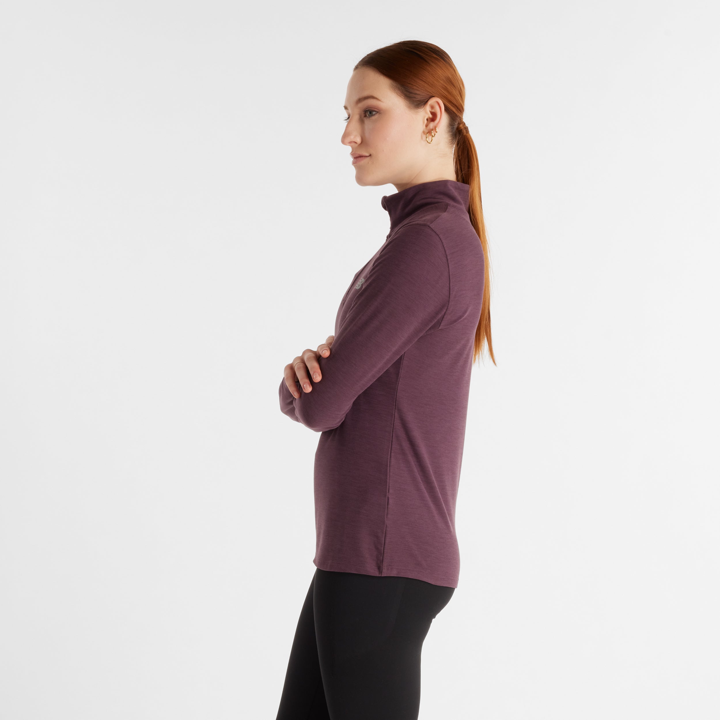 NEW BALANCE Sport Essentials Space Dye Quarter Laufshirts NEW BALANCE