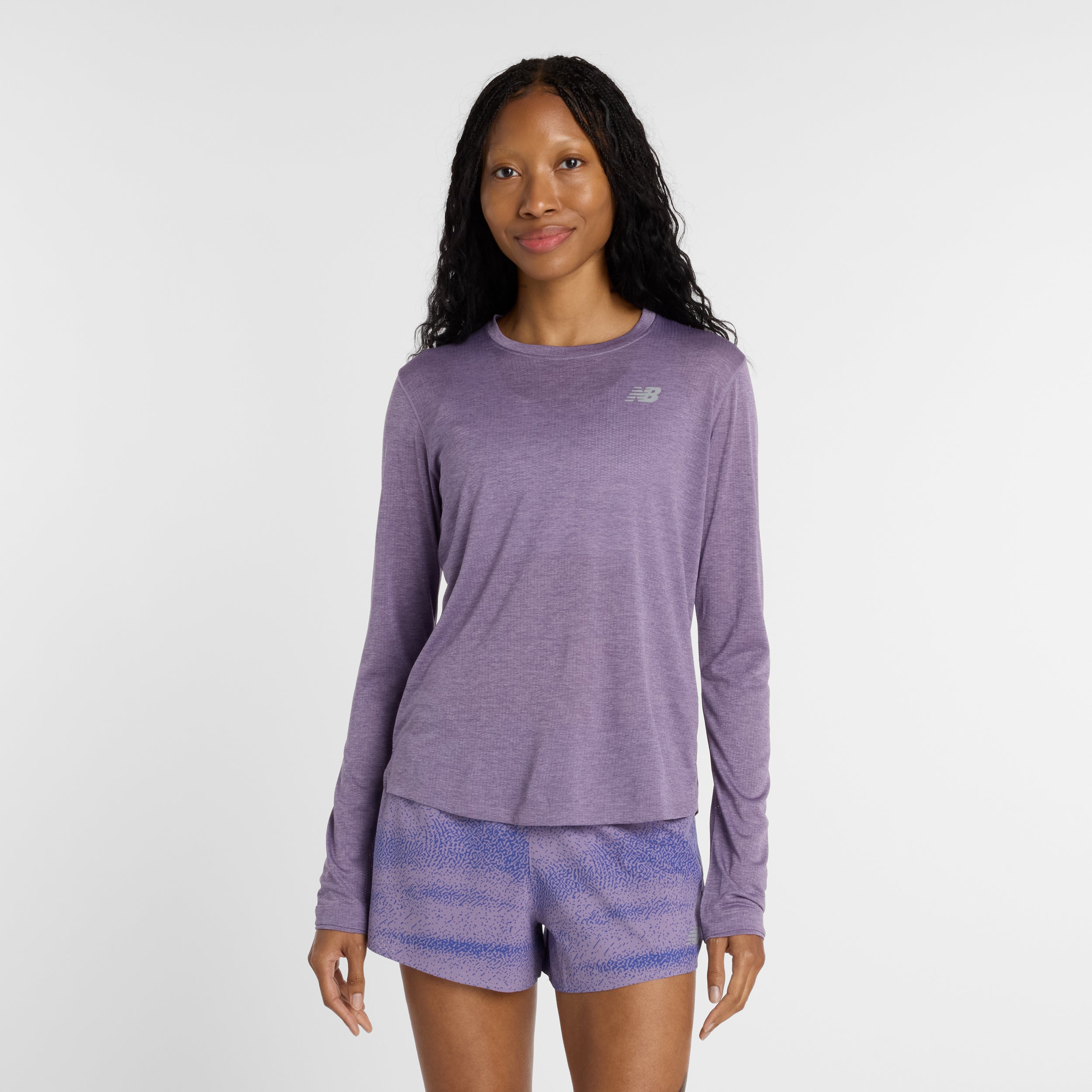 NEW BALANCE Womens Running L/S Top Laufshirts NEW BALANCE AB7 XS