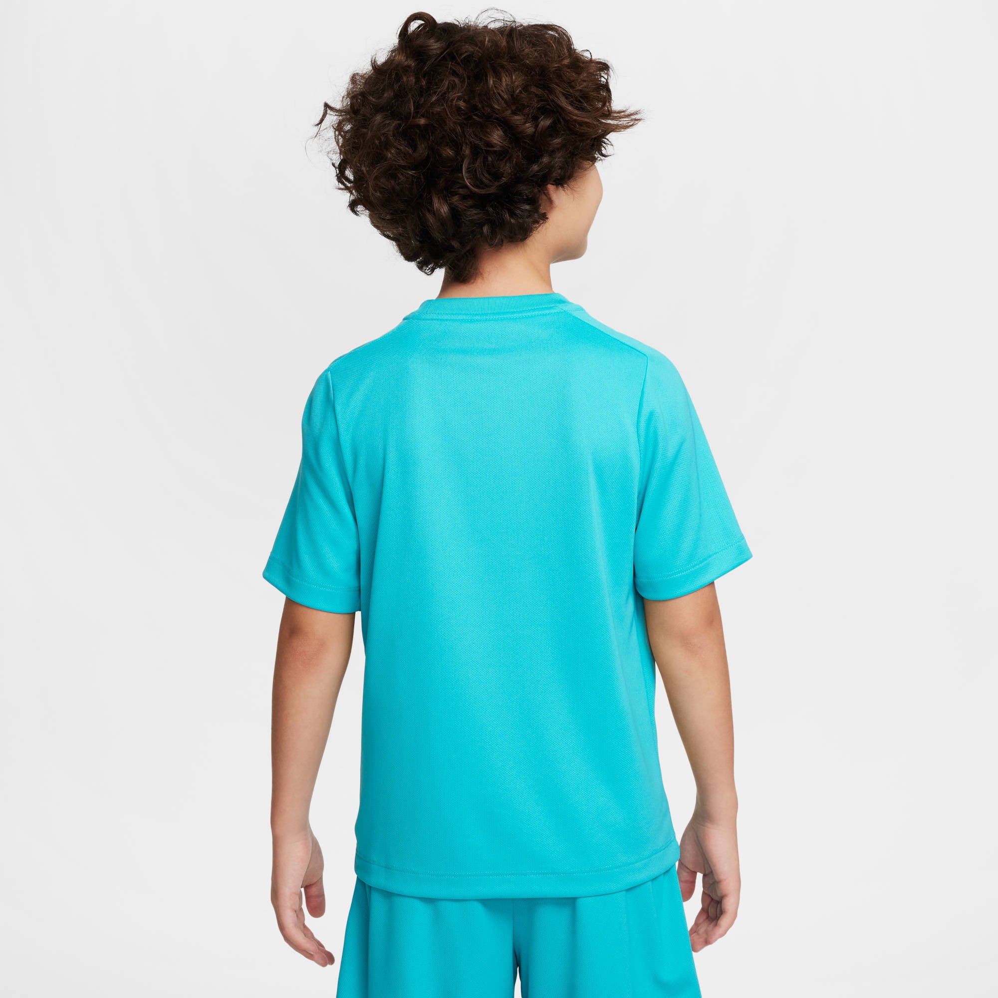 NIKE B NK DF MULTI SS TOP HBR 345 DUSTY CACTUS/WHITE NIKE