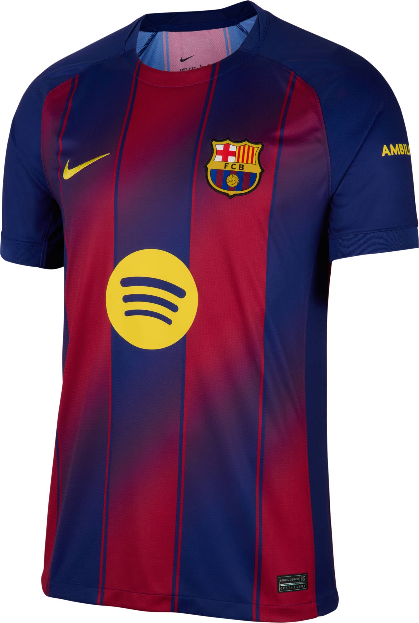 NIKE FCB M NK DF JSY SS STAD HM Fanartikel NIKE DEEP ROYAL BLUE/MIDWEST GOLD S