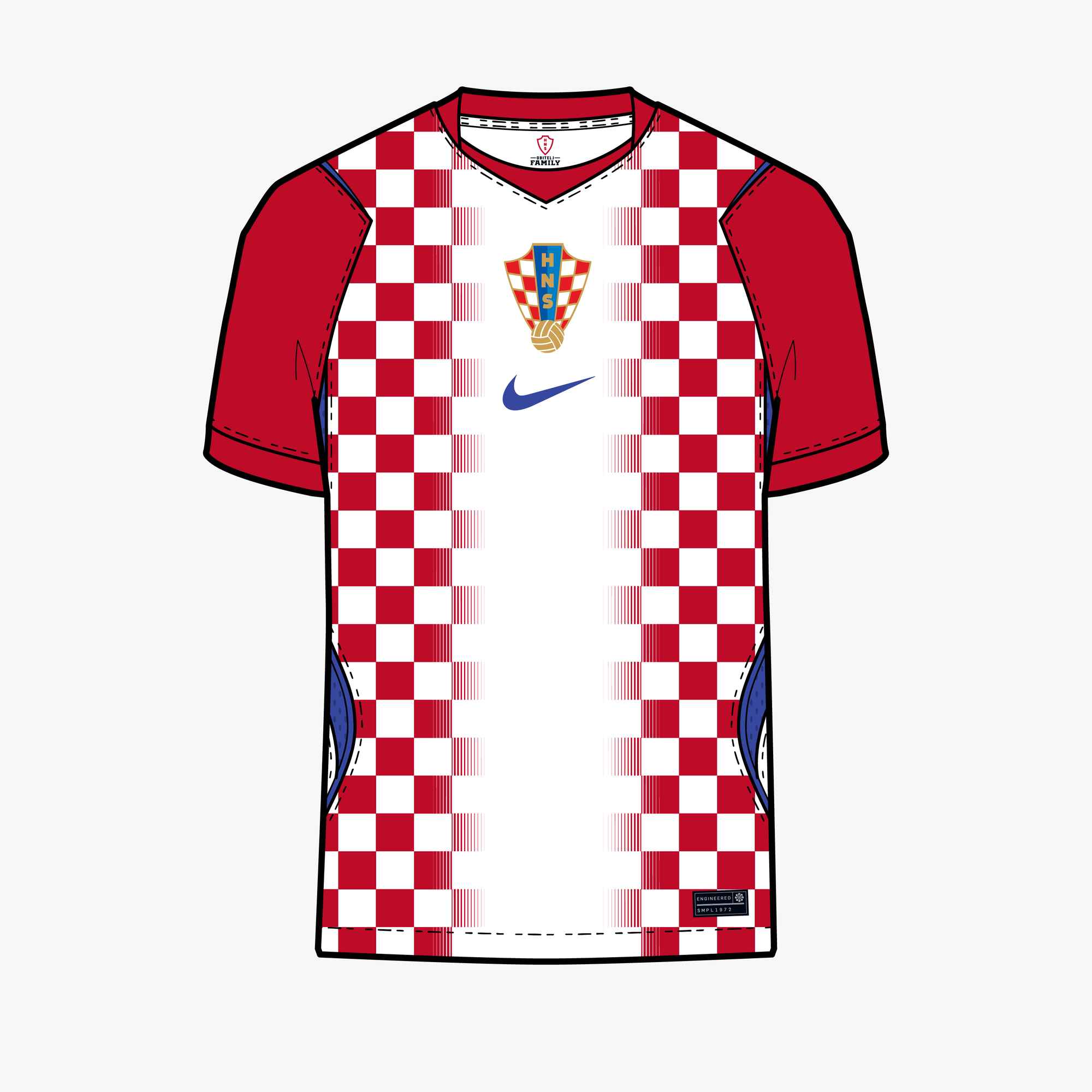 NIKE He.-Fan-Trikot CRO M NK DF JSY SS STAD H Fanartikel NIKE Black S