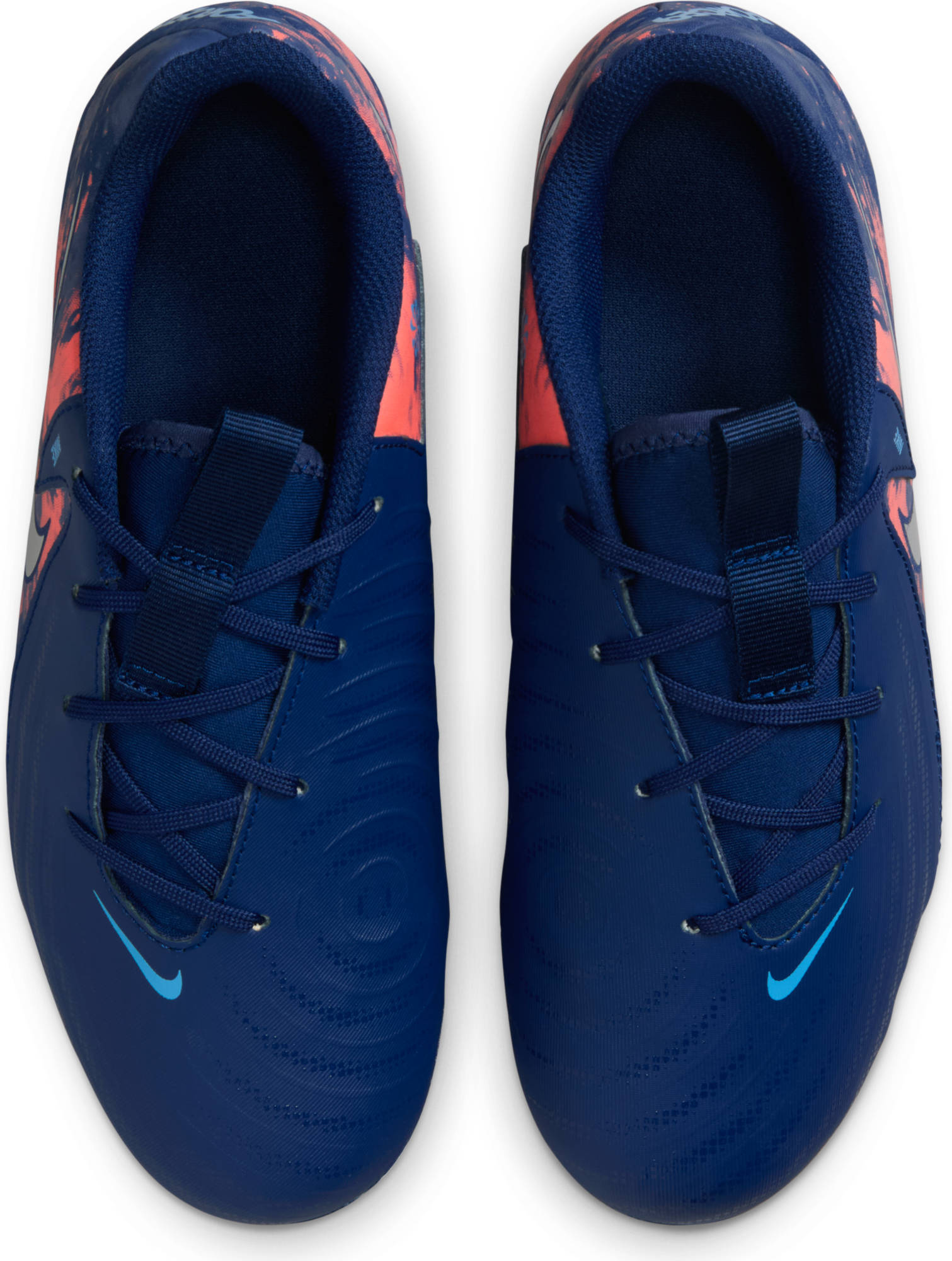 NIKE JR PHANTOM GX II ACAD FG/MG EH 400 BLUE VOID/CHROME Naturrasen NIKE