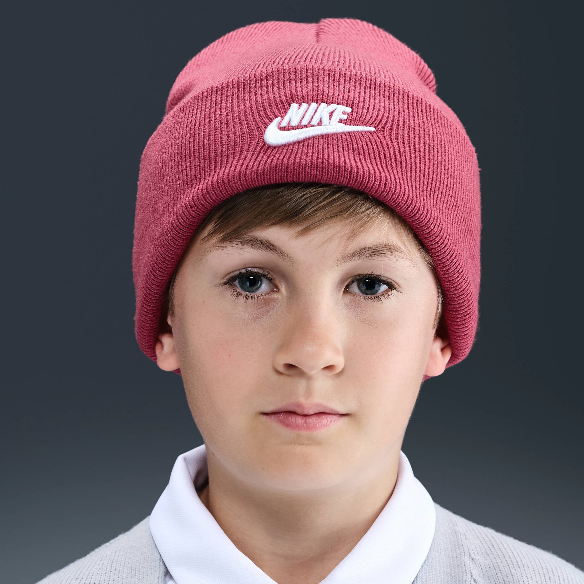 NIKE K NK PEAK BEANIE TC FUT Caps NIKE 634 BLUE PETROL -