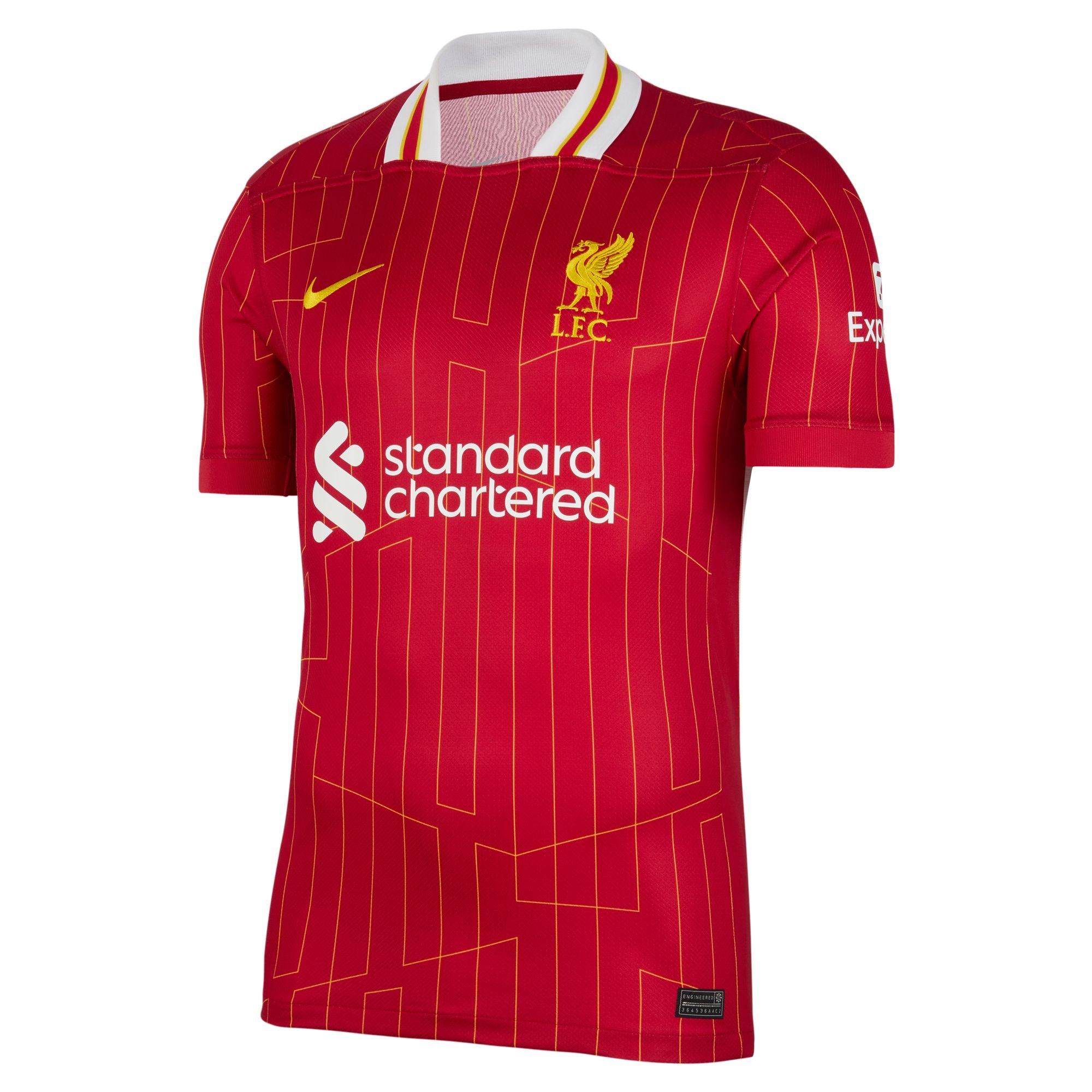 NIKE LFC M NK DF JSY SS STAD HM Trainingshosen & Jogginghosen NIKE GYM RED/WHITE/CHROME YELLO S