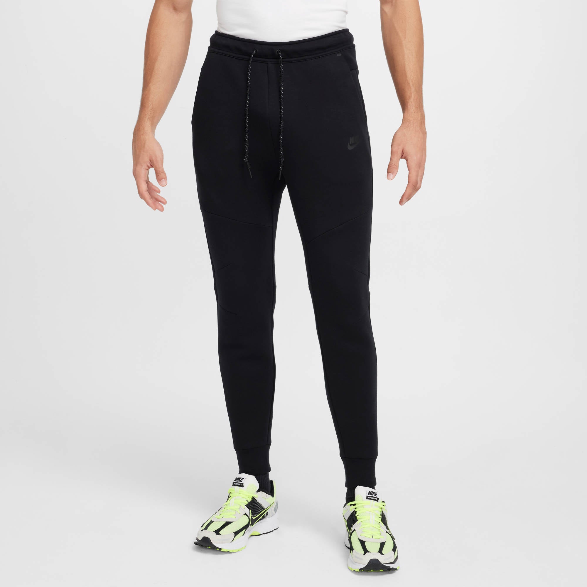 NIKE M NK TCH FLC JGGR Freizeithosen NIKE BLACK/BLACK S