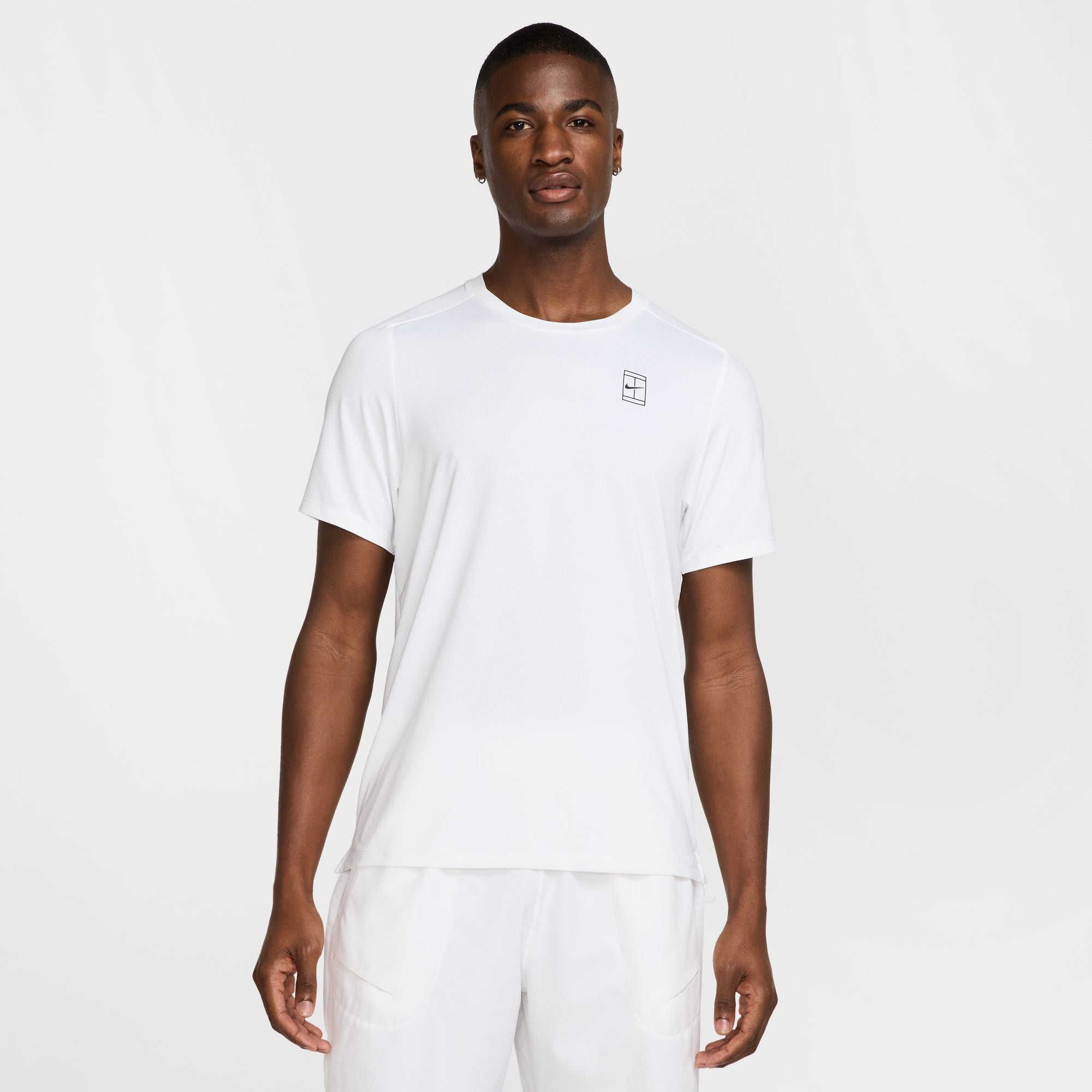NIKE M NKCT DF ADVTG TOP Tennisoberteile NIKE WHITE/BLACK S