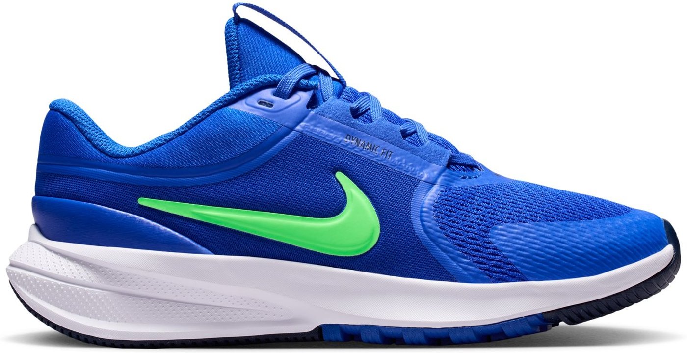NIKE NIKE STAR RUNNER 5 (GS) NIKE RACER BLUE/ILLUSION GREEN-MIDN 35.5