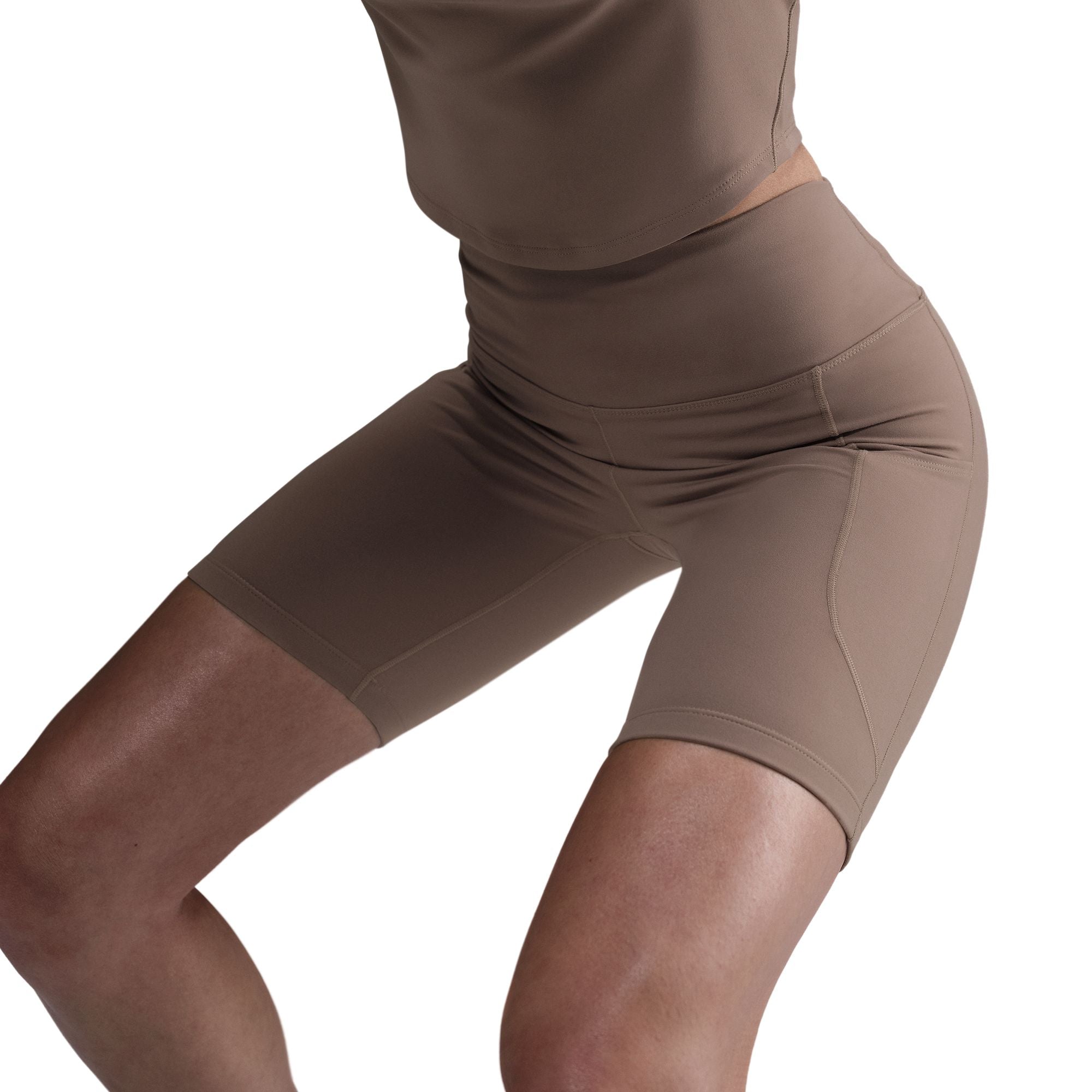 NIKE W NK DF ONE HR 8IN PKT SHORT 010 BLACK/BLACK Trainingshosen & Jogginghosen NIKE