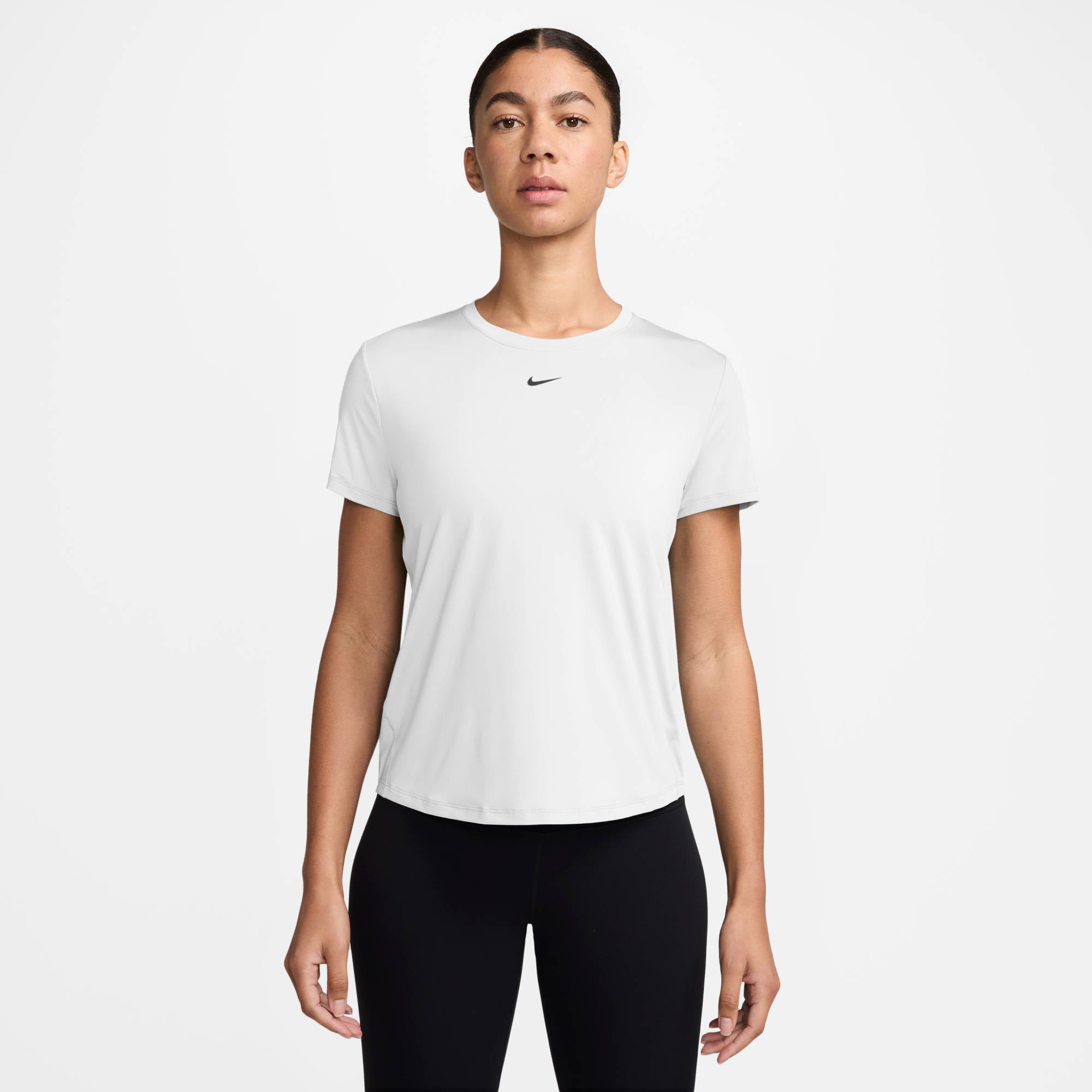NIKE W NK ONE CLASSIC DF SS TOP WT Trainingsshirts NIKE Black XS