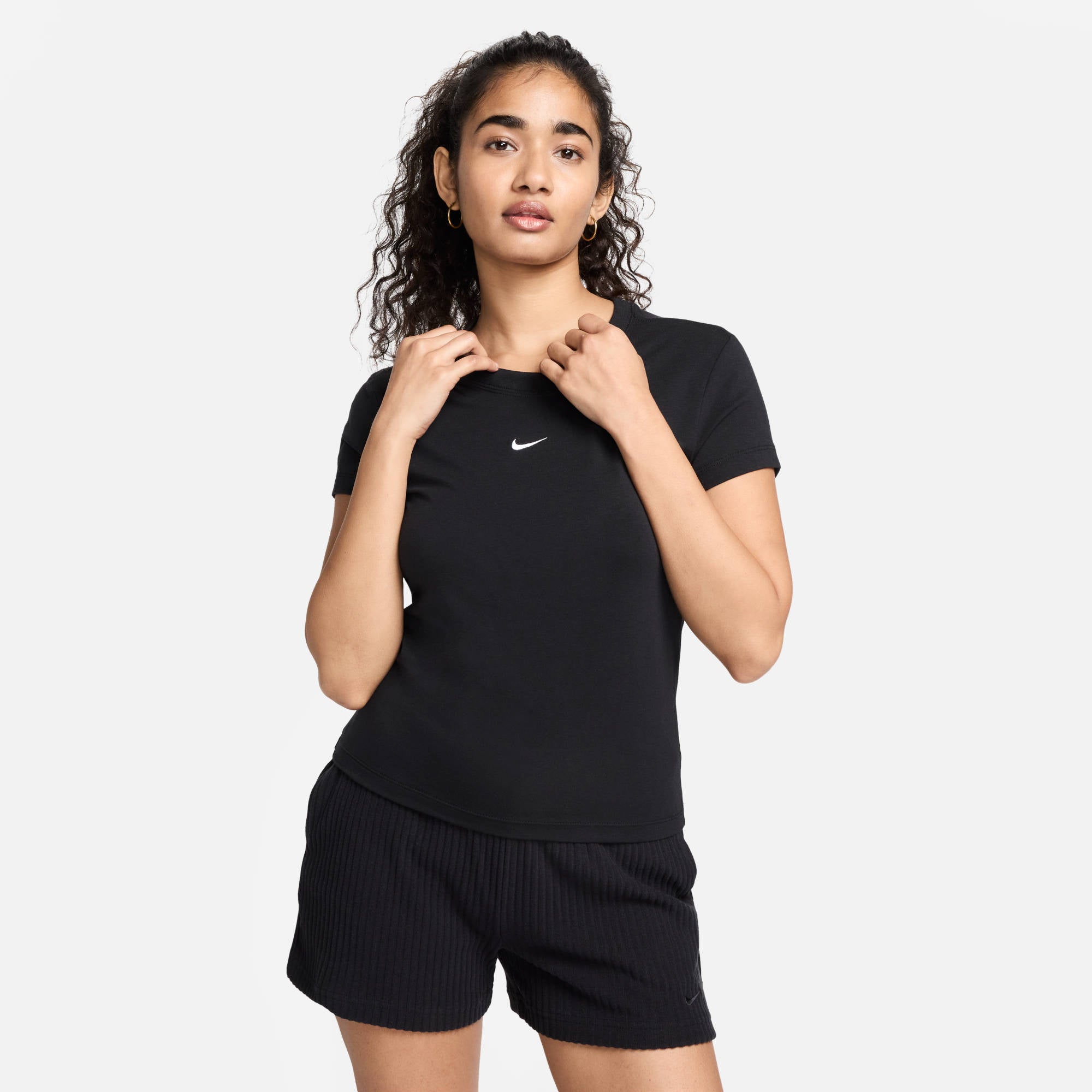 NIKE W NSW NK CHLL KNT MD CRP Freizeitshirts /-blusen NIKE 10 XS