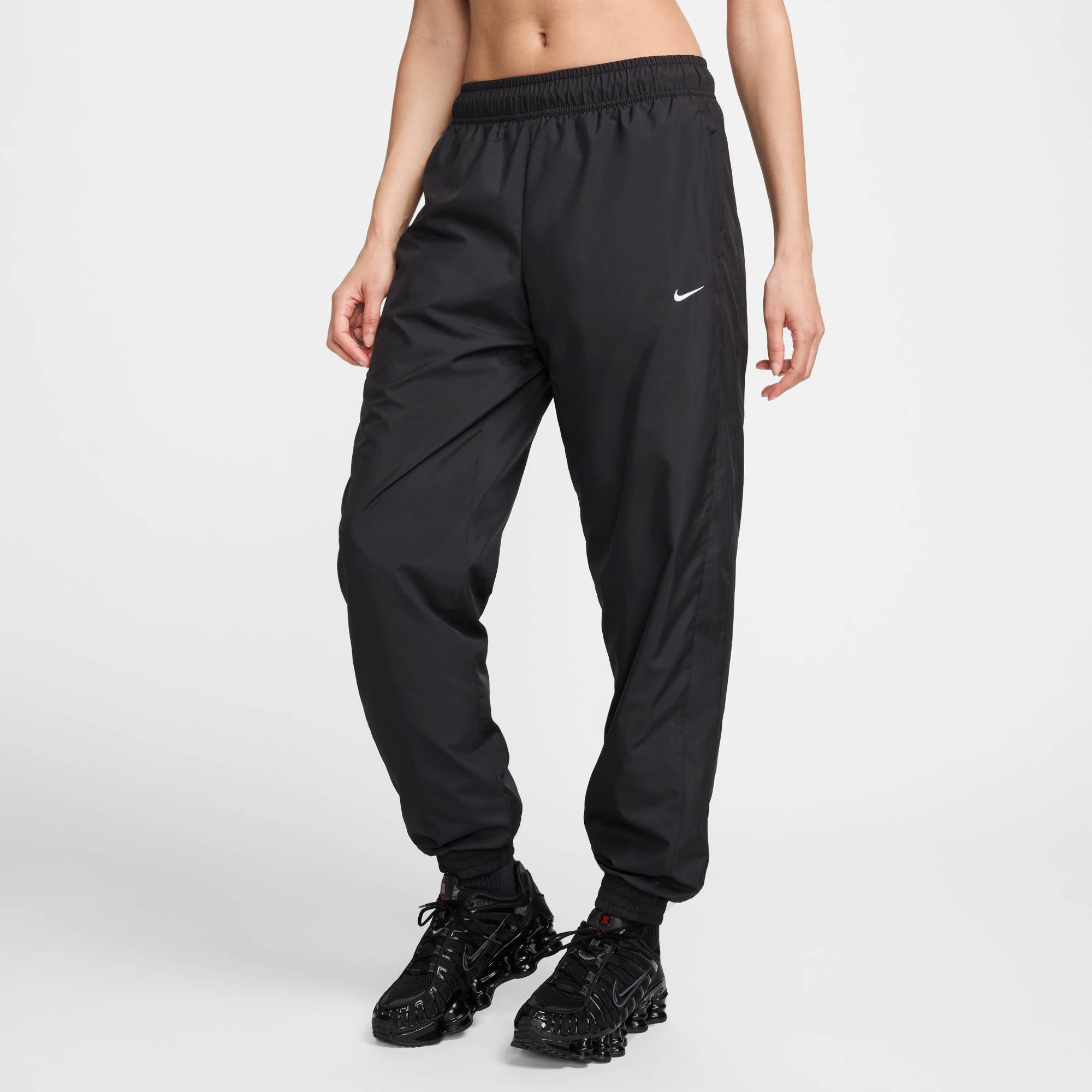 NIKE W NSW OTG UV ESSNTL WVN MR JG Trainingshosen & Jogginghosen NIKE Black XS