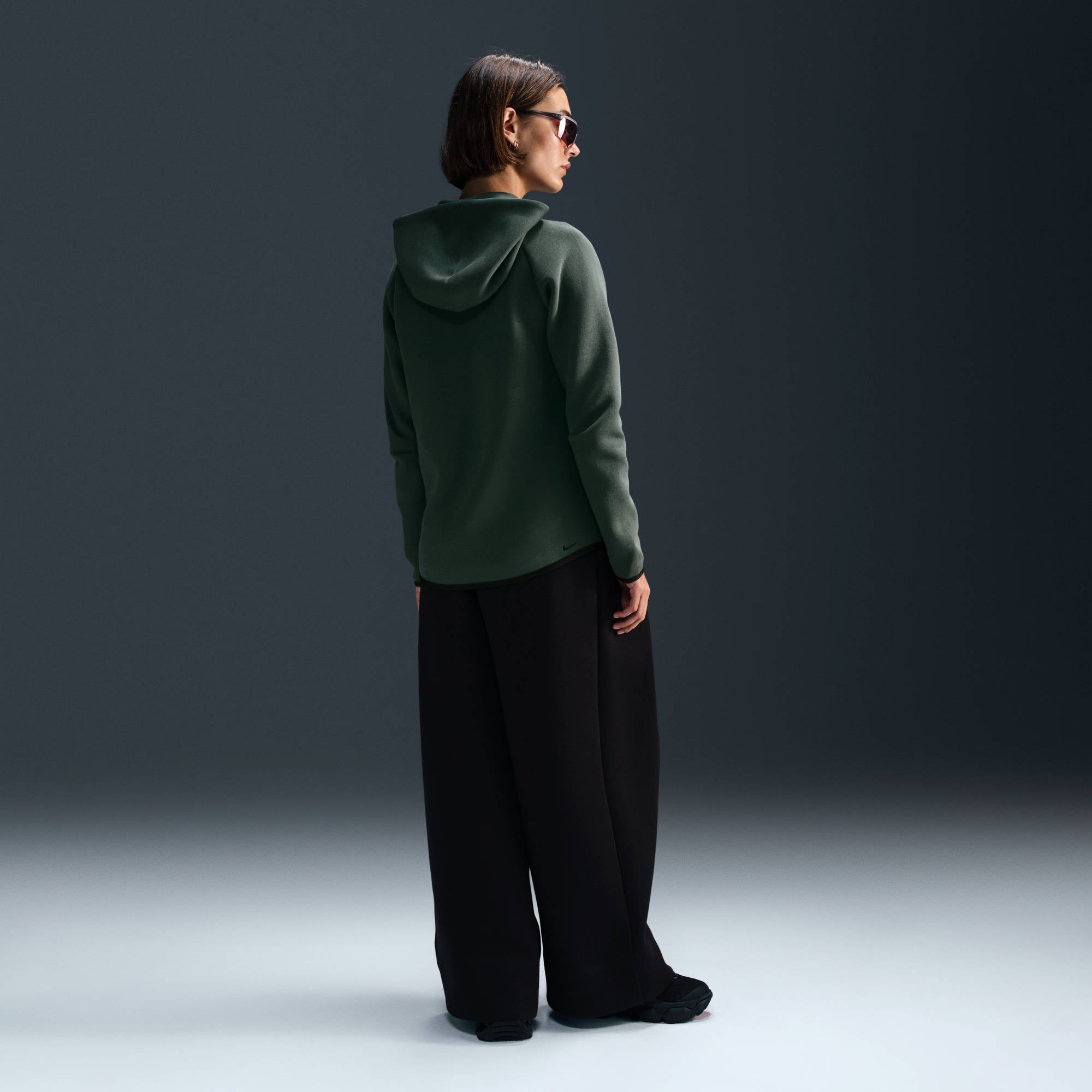 NIKE W NSW TCH FLC WR FZ HDY 2 infinity teel Freizeitpullover NIKE
