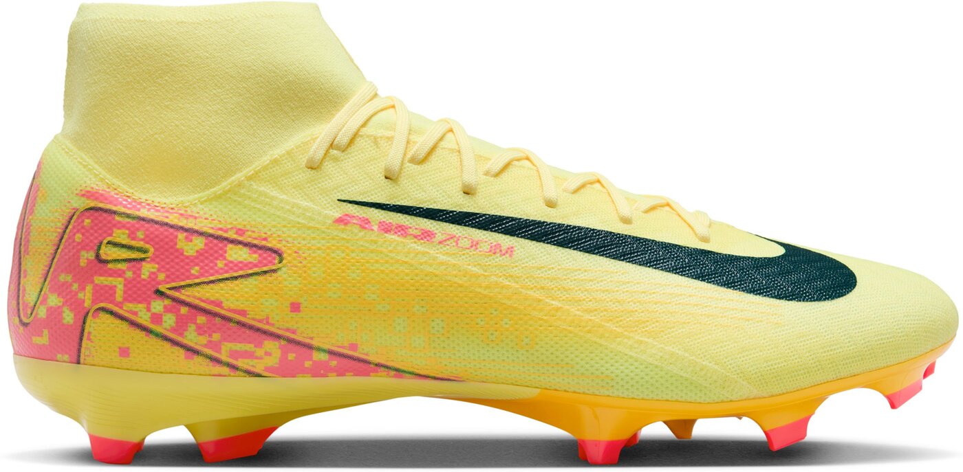 NIKE ZM SUPERFLY 10 ACAD KM FG/MG Halle NIKE LT LASER ORANGE/ARMORY NAV 43