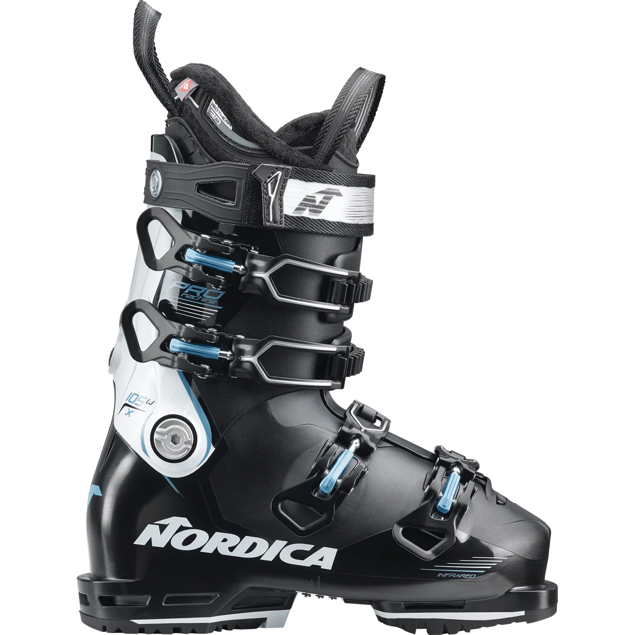 NORDICA PRO MACHINE 105 X W (GW) Skischuhe NORDICA NERO/BIANCO/AZZURRO 25.5
