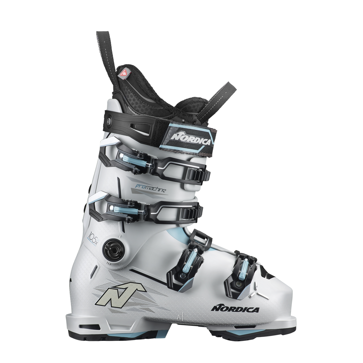 NORDICA PRO MACHINE 3 105 X W (GW) Skischuhe NORDICA 7A6 WEISS-SCHWARZ-HELLBLAU 24,5