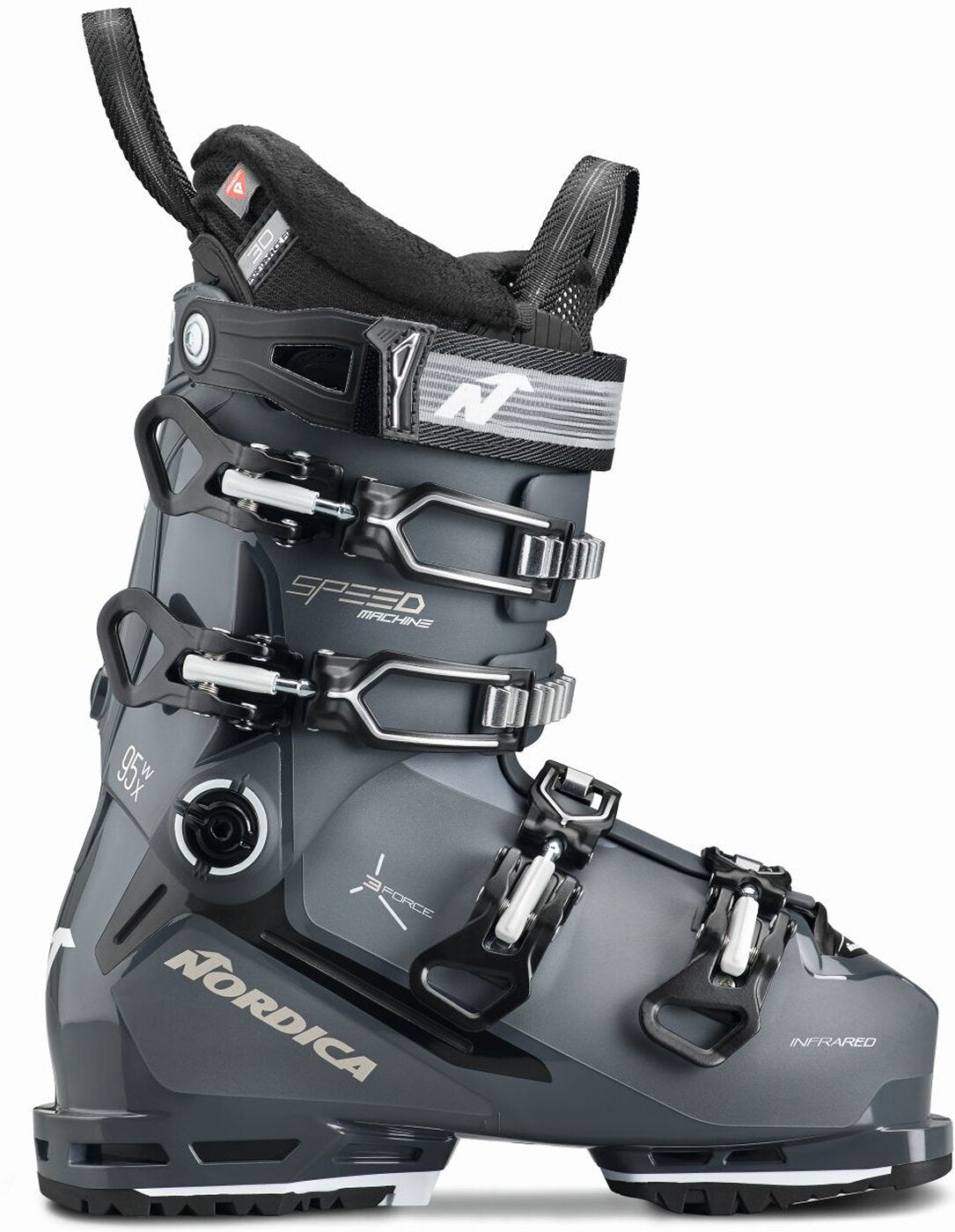 NORDICA SPEEDMACHINE 3 95 X W (GW) Skischuhe NORDICA 3F0 ANTHRAZIT-SCHWARZ-GOLD 23,5