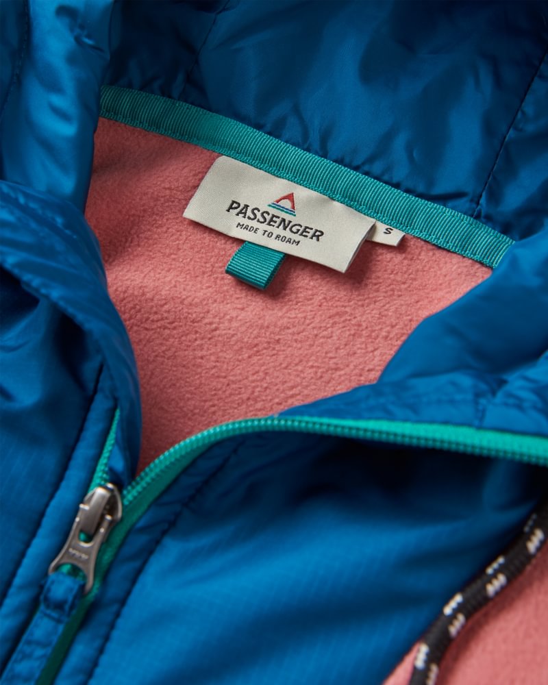 Passenger Alexander Recycled Polar Hooded Fleece infinity teel Fleecejacken & Pullover Passenger