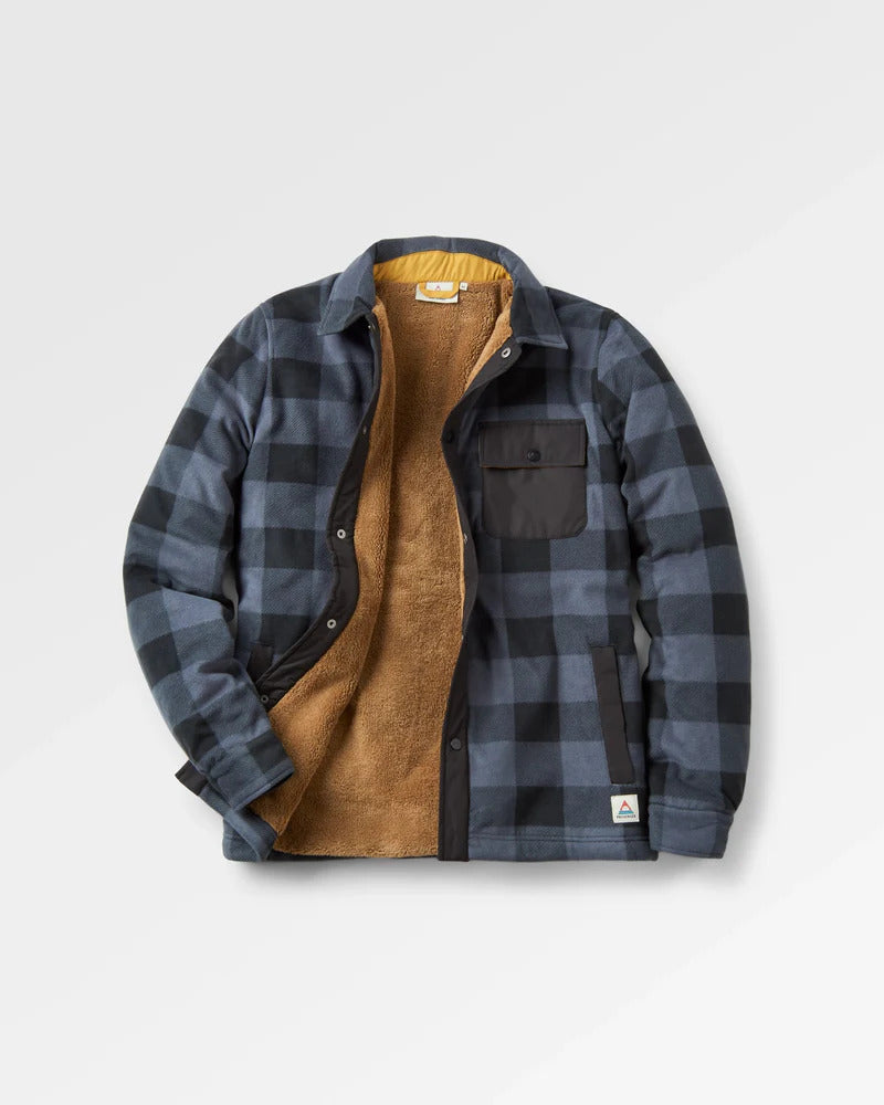PASSENGER FIRELIGHT SHERPA LINES OVERSHIRT Fleecejacken & Pullover PASSENGER STORM GREY BUFF S