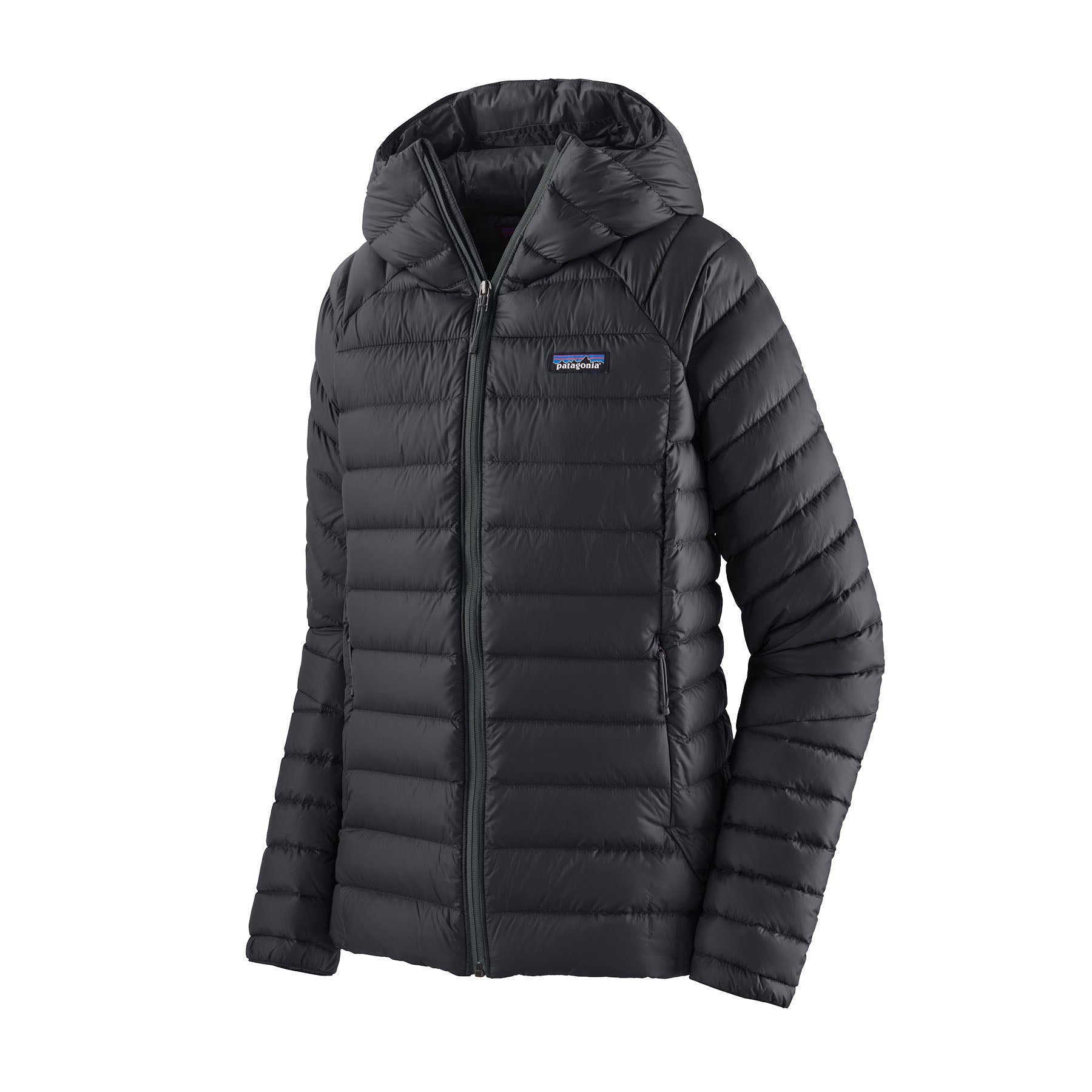 PATAGONIA W'S DOWN SWEATER HOODY Wanderjacken PATAGONIA BLACK XS