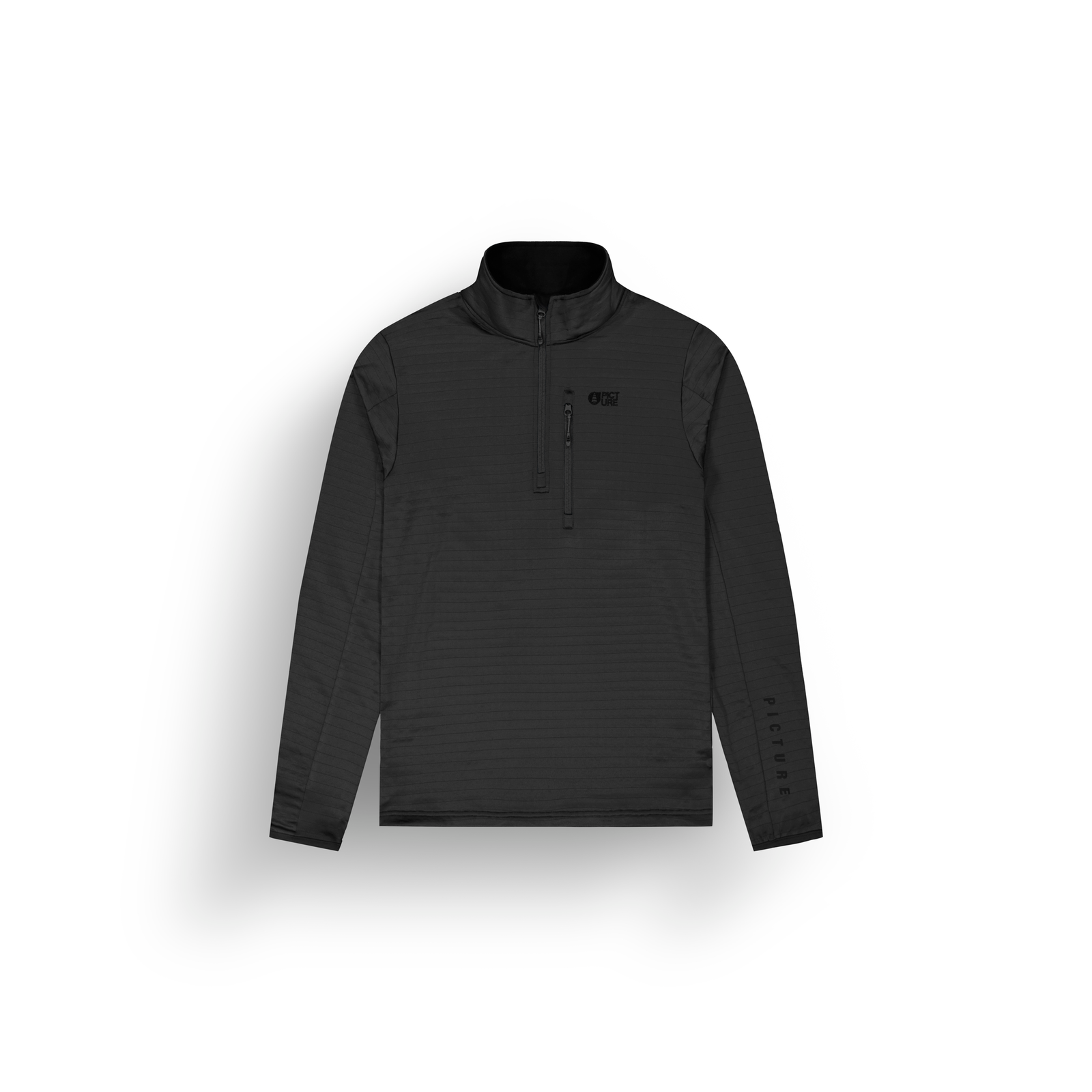 PICTURE BAKE M 1/4 GRID FLEECE Skifleece PICTURE A BLACK S