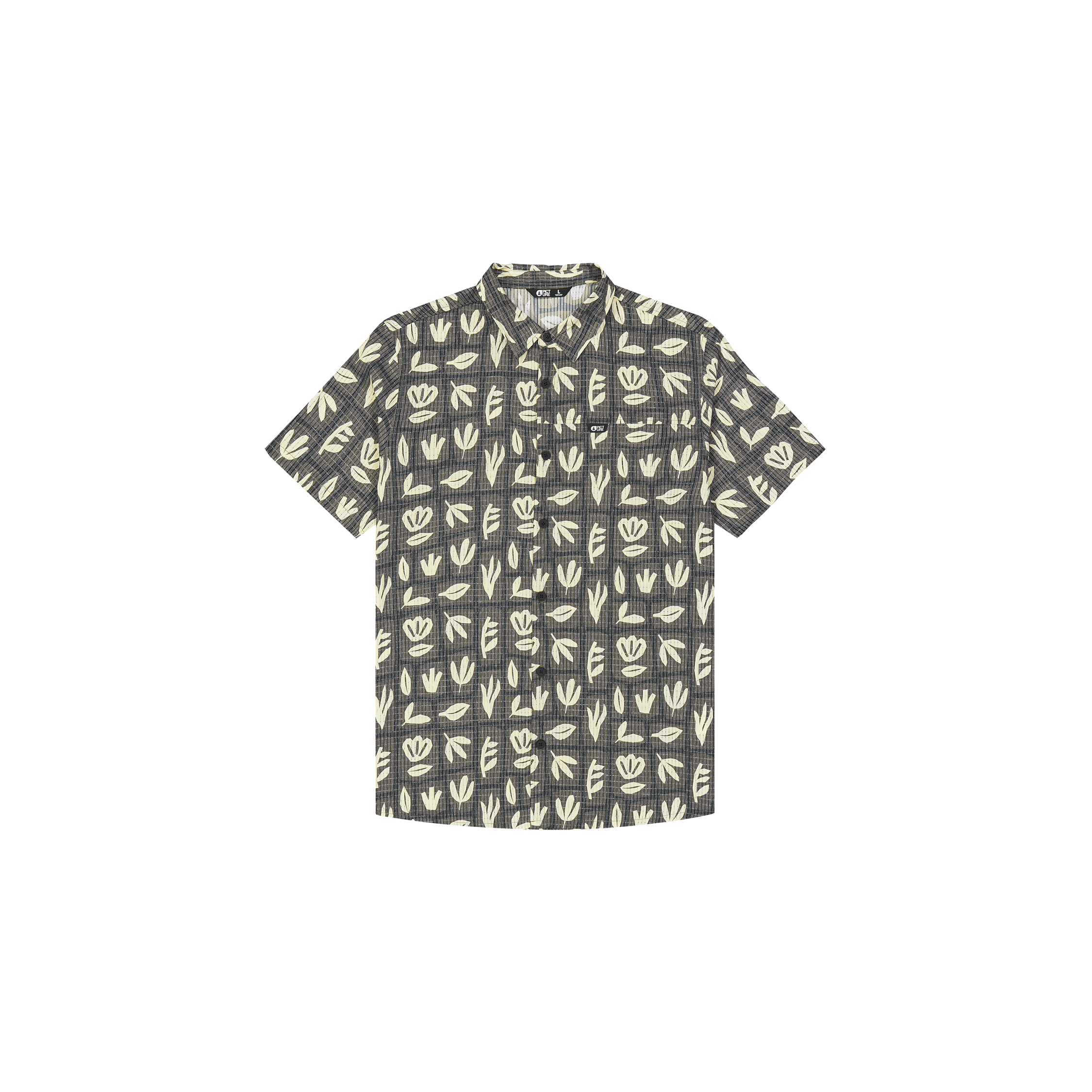 PICTURE KLIVOX PRINTED SHIRTS Wandershirts /-hemden PICTURE Black S