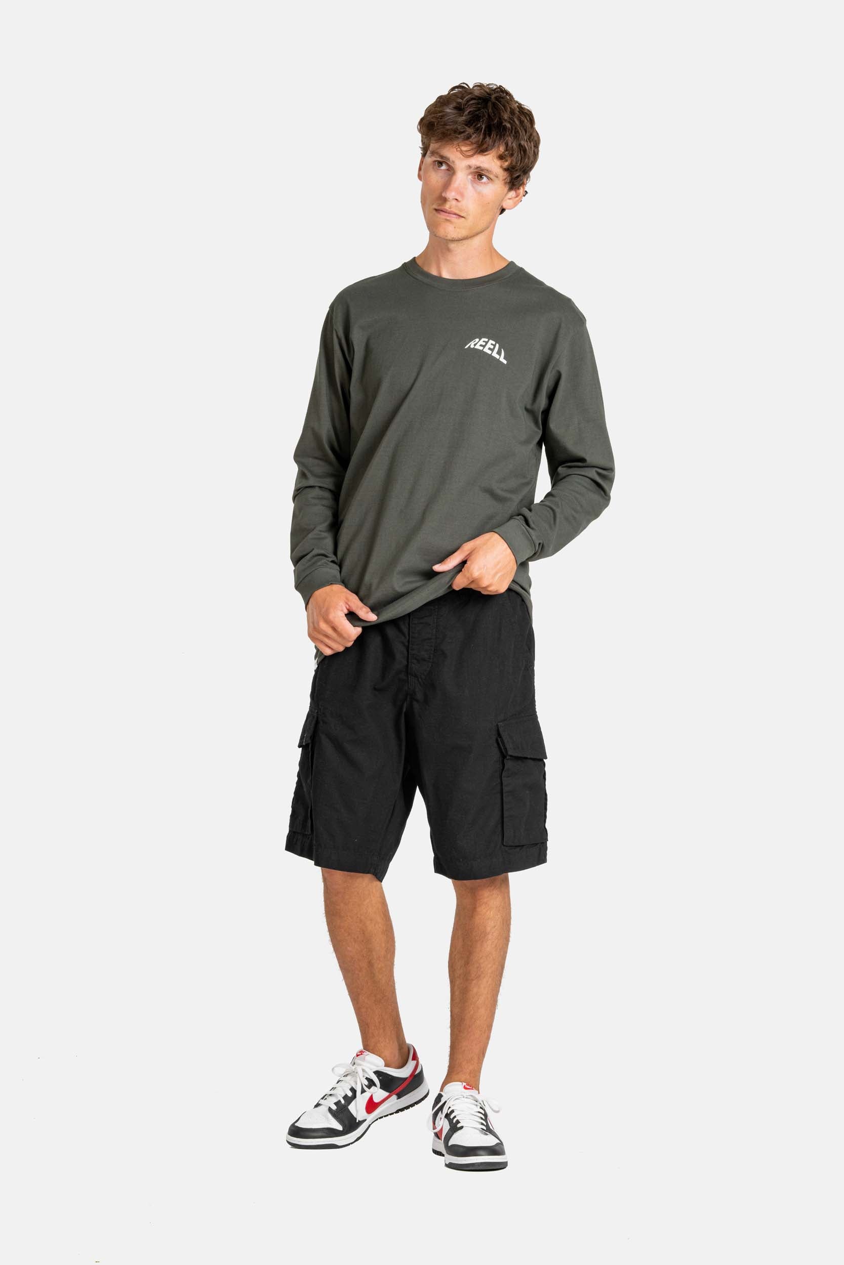 REELL New Cargo Short Freizeithosen REELL DEEP BLACK 30