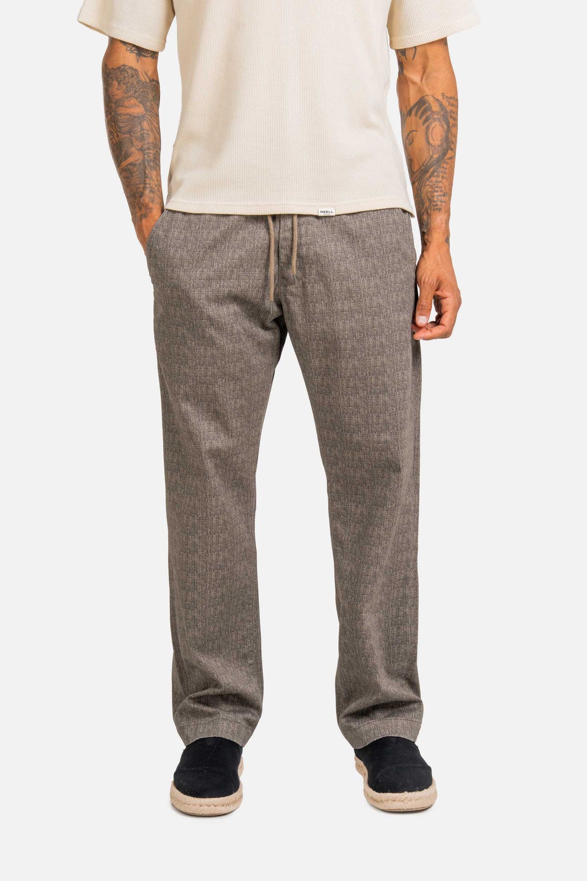 REELL Reflex Loose Chino Freizeithosen REELL Mono Check S/NORMAL