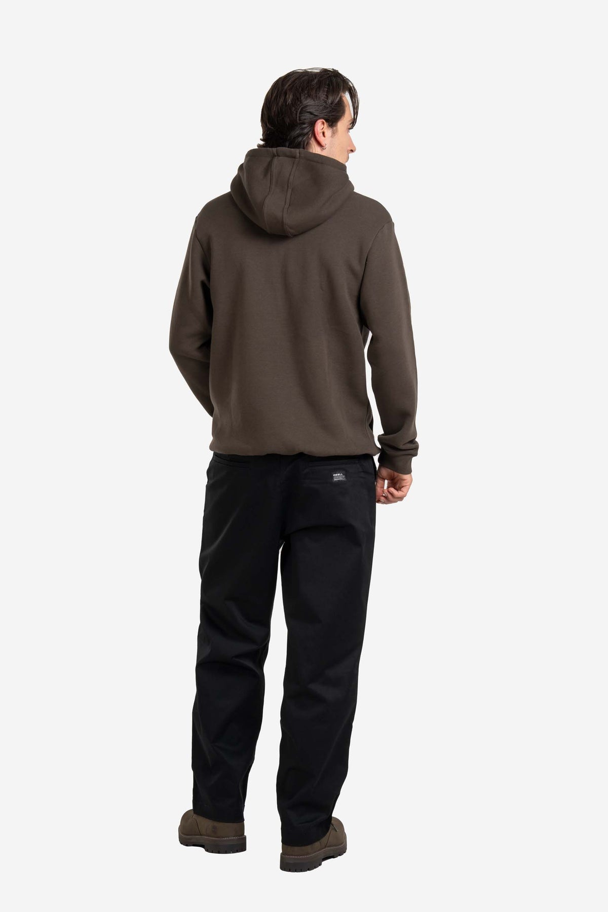 REELL Staple Logo Hoodie Freizeitpullover REELL Grey Baby Cord S