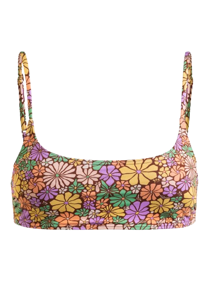 ROXY ALL ABOUT SOL Bralette-Bikinioberteil Bikini ROXY CQR7 ROOT BEER ALL ABOUT SOL M XS