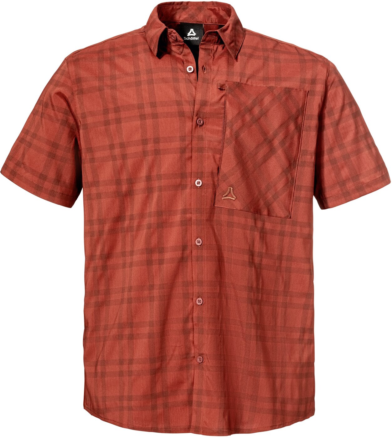 SCHÖFFEL Shirt Style Frolya MEN Wandershirts /-hemden SCHÖFFEL dark crabapple 48