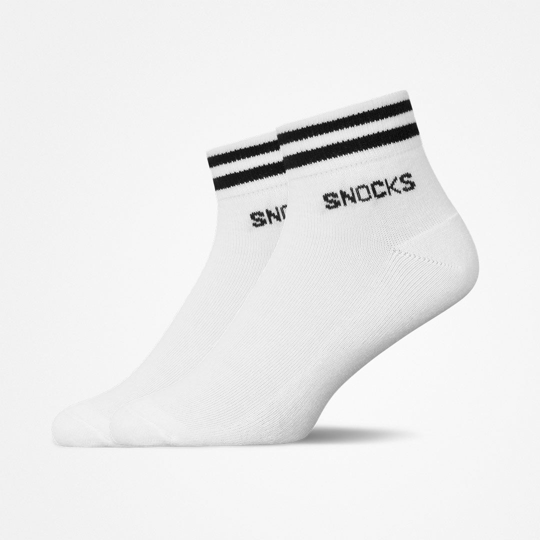 SNOCKS Retro Sneaker Sock Socken SNOCKS Black 35-38